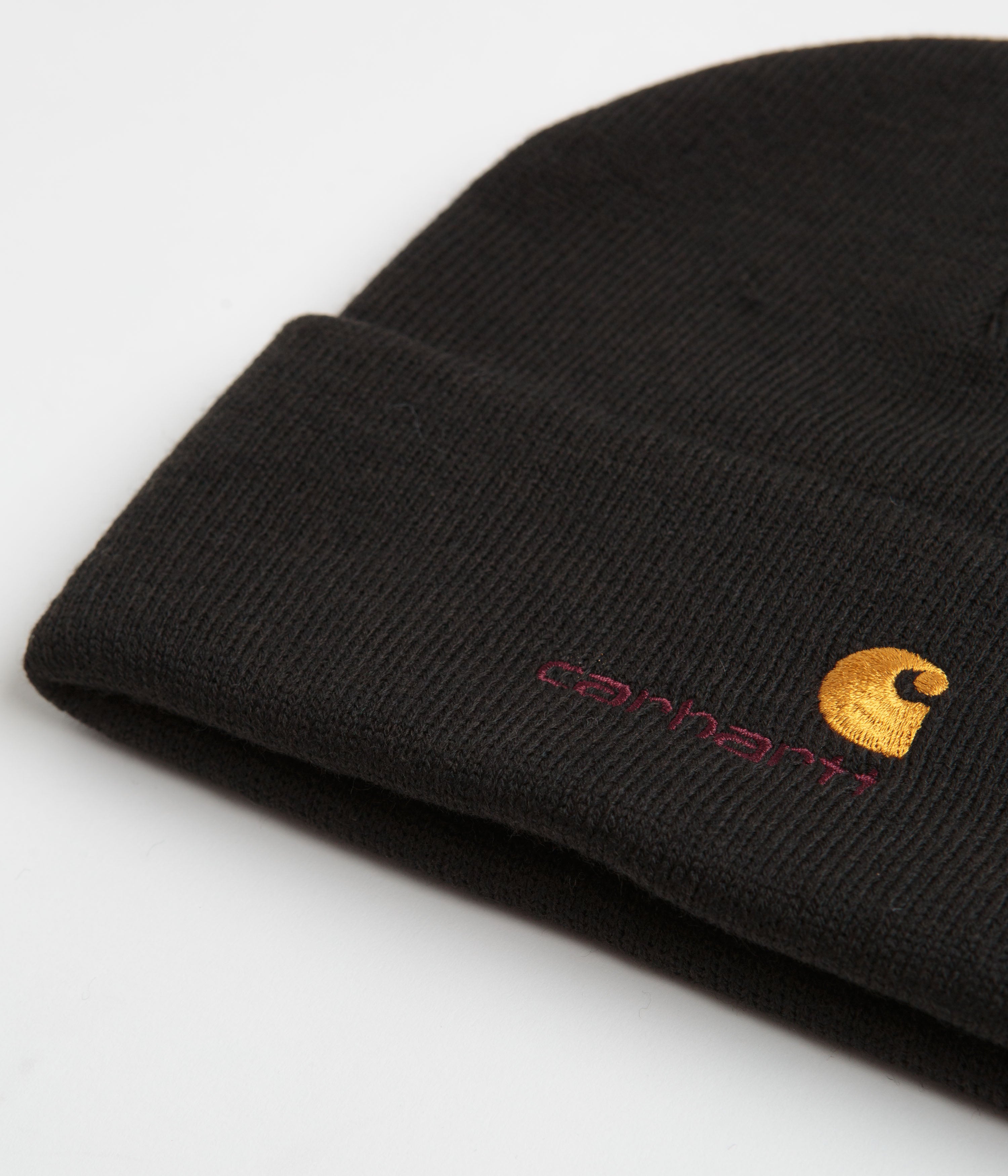 Stylish Carhartt American Script Black Beanie
