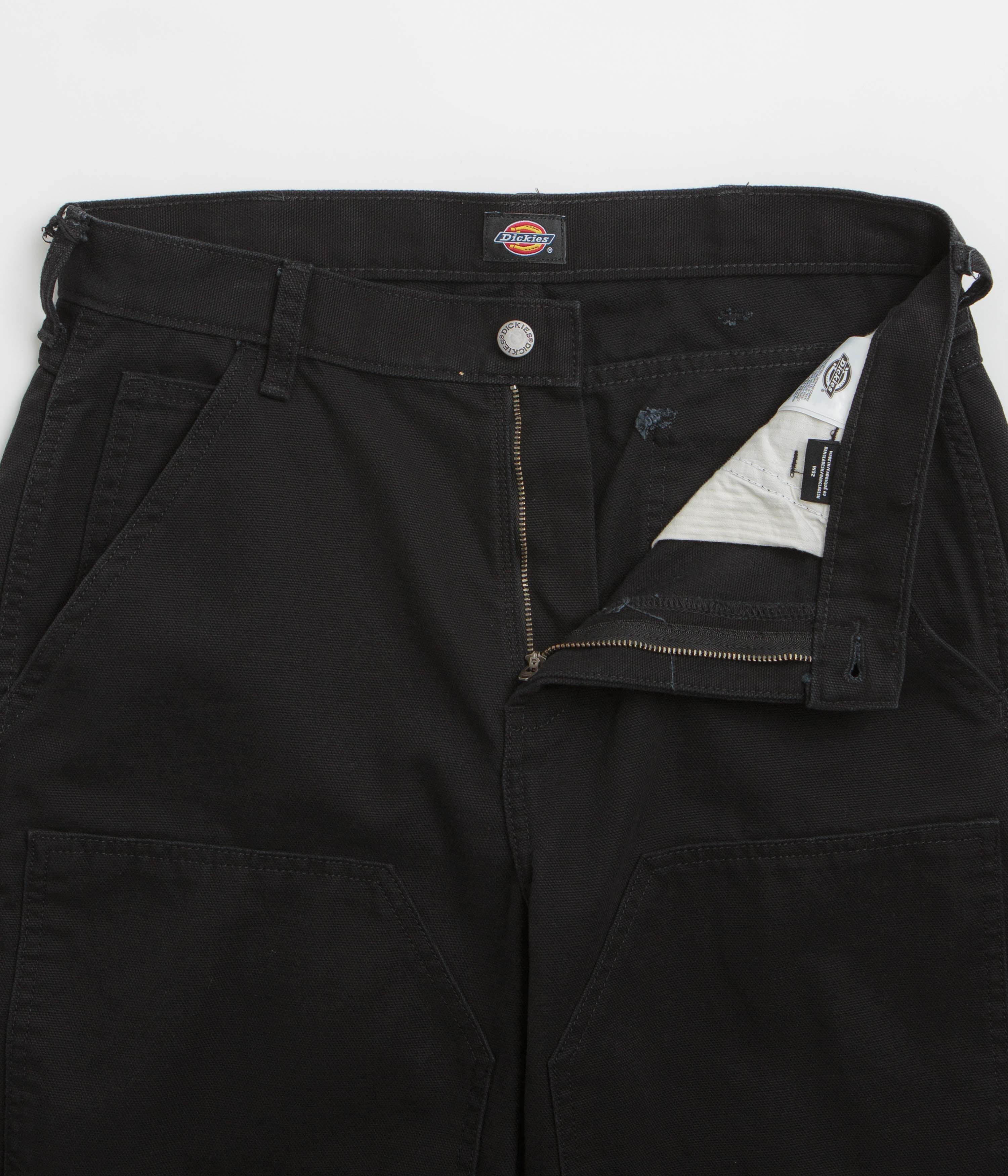 Dickies Stone Washed Black Duck Canvas Chap Shorts - Style That Lasts!