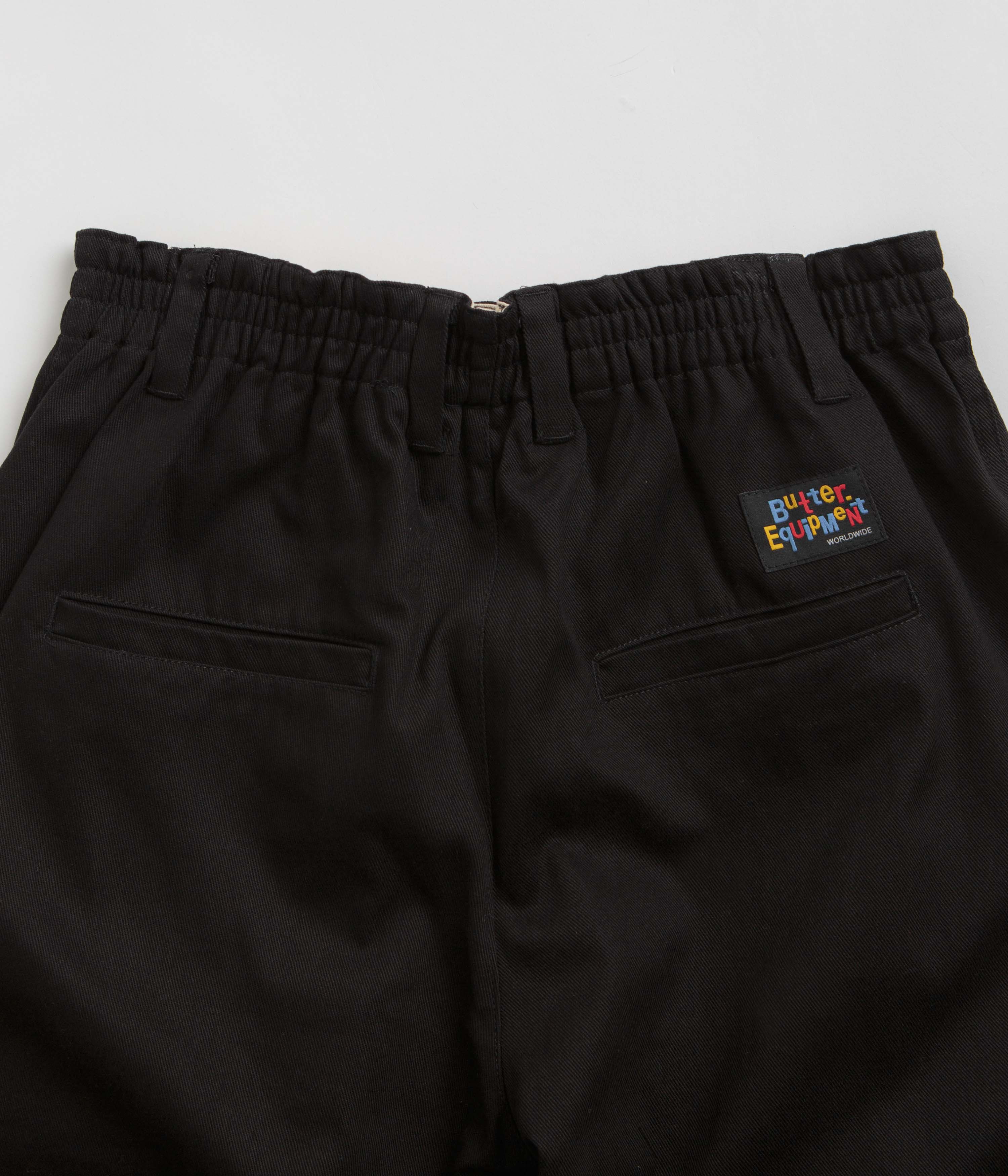 Butter Goods Stylish Wide Leg Pants - Black / Multi