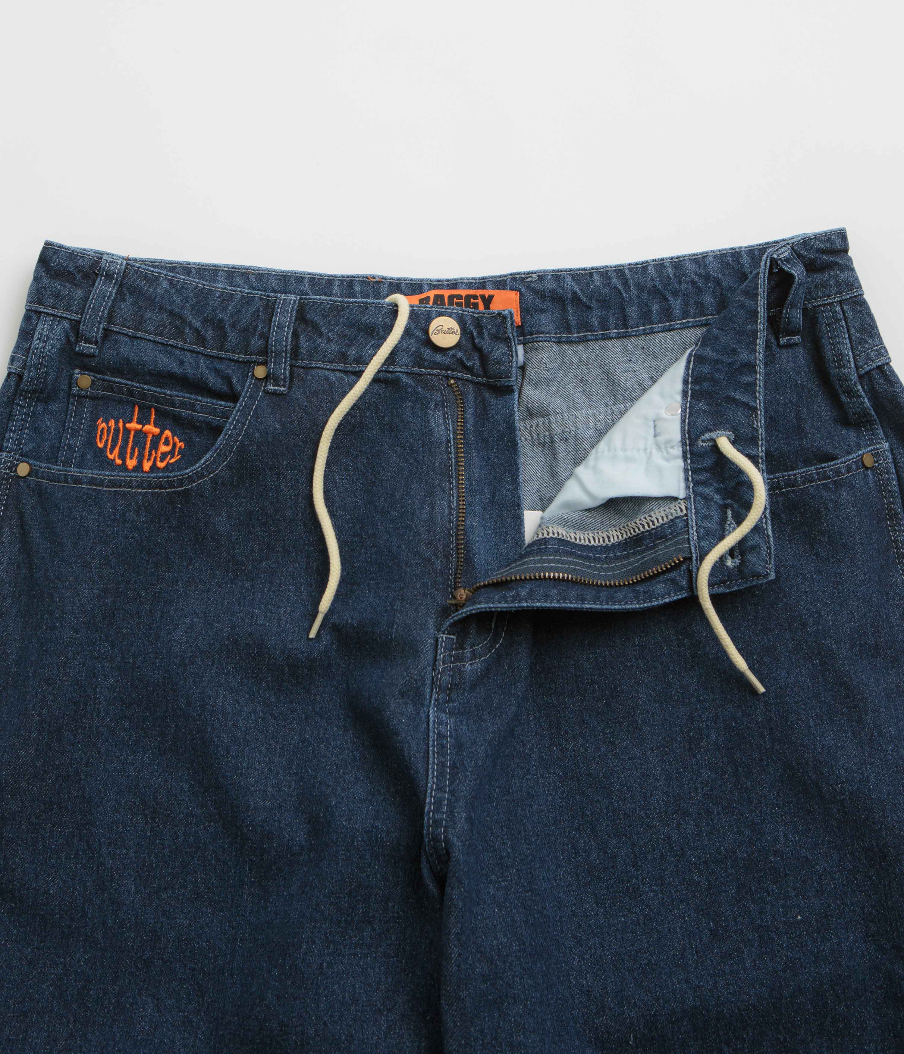 Butter Goods Dark Indigo Spider Jeans - A Must - Have Fashion Statement!