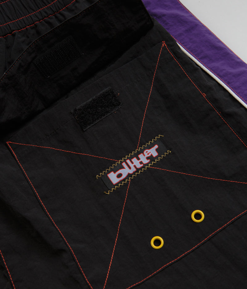 Butter Goods Black Warped Board Shorts - A Fashion Statement!