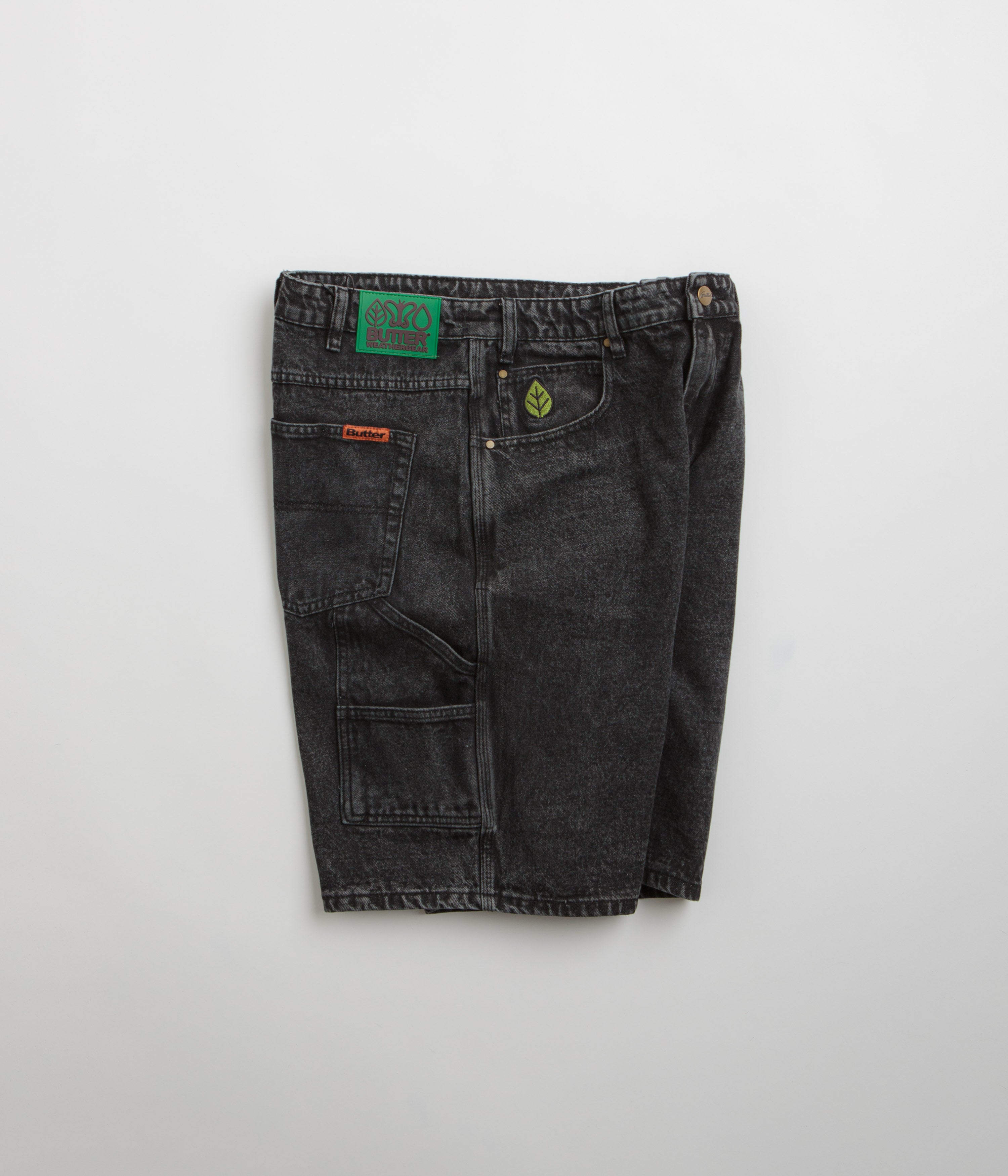 Butter Goods Faded Black Weathergear Denim Shorts - Irresistible Style!