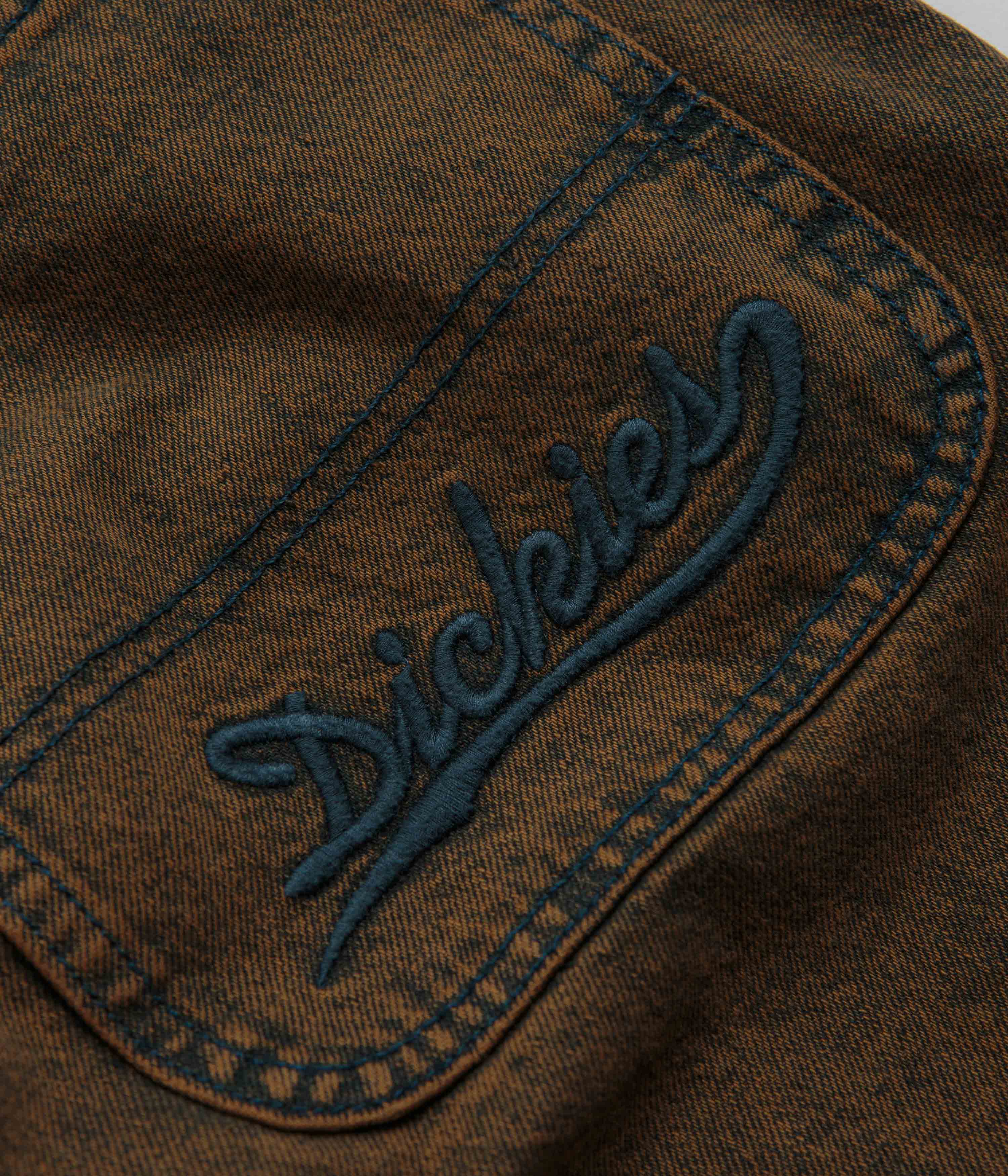 Dickies Indigo Brown Tinted Loose Wave Jeans - Fashionably Baggy!