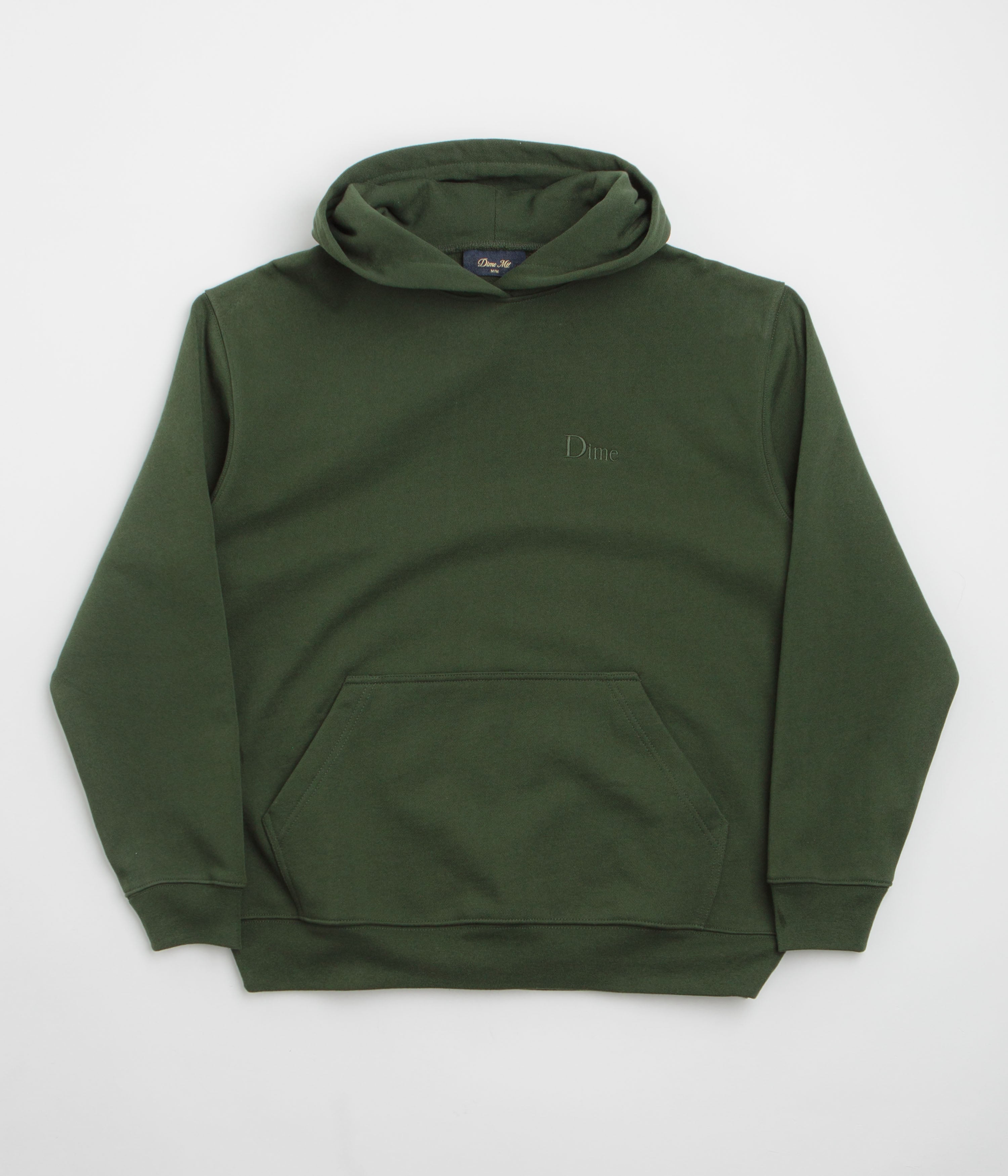 Dime's Stunning Forest Green Classic Small Logo Hoodie