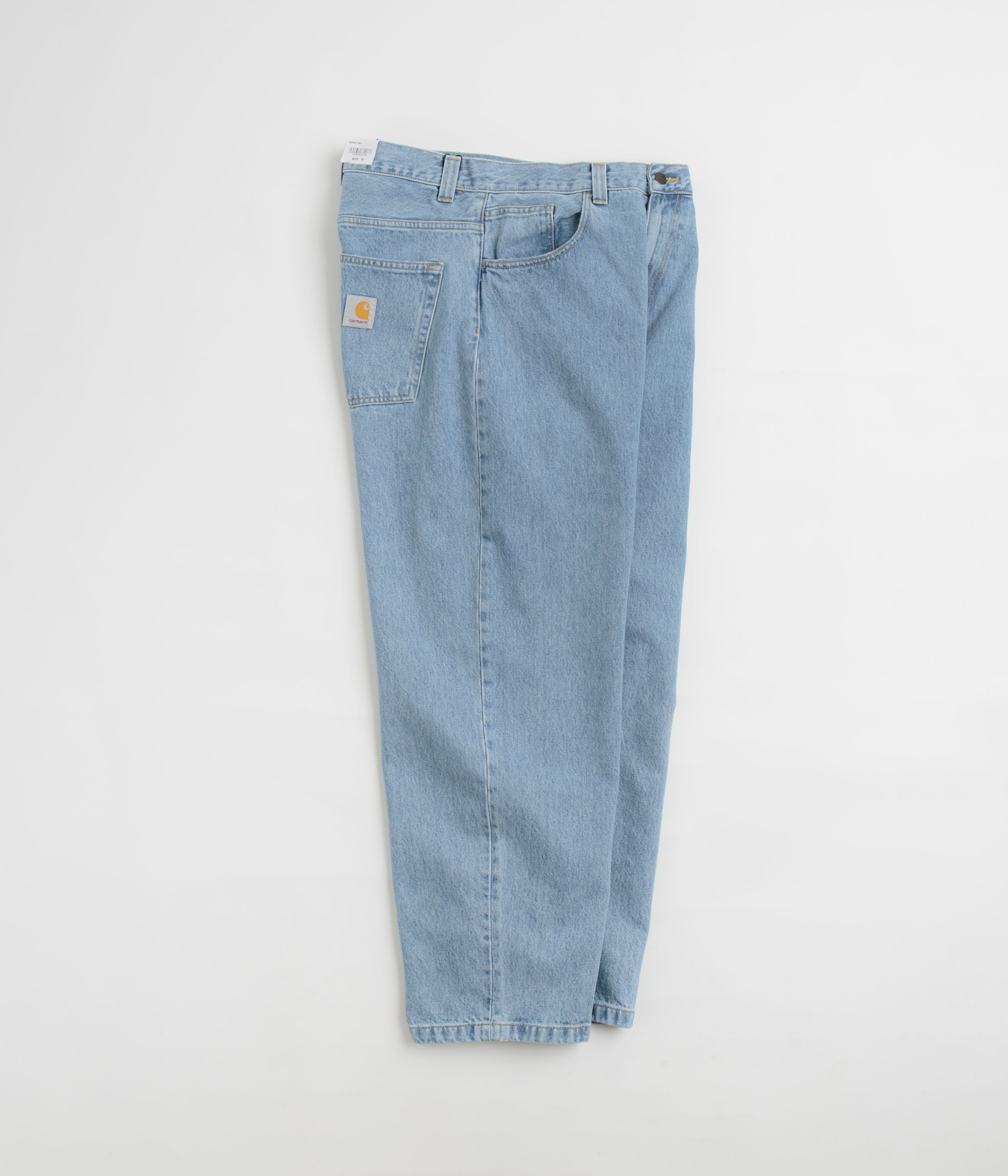 Carhartt Brandon Blue Stone Bleach Denim Pants - A Must - Have for Style Seekers
