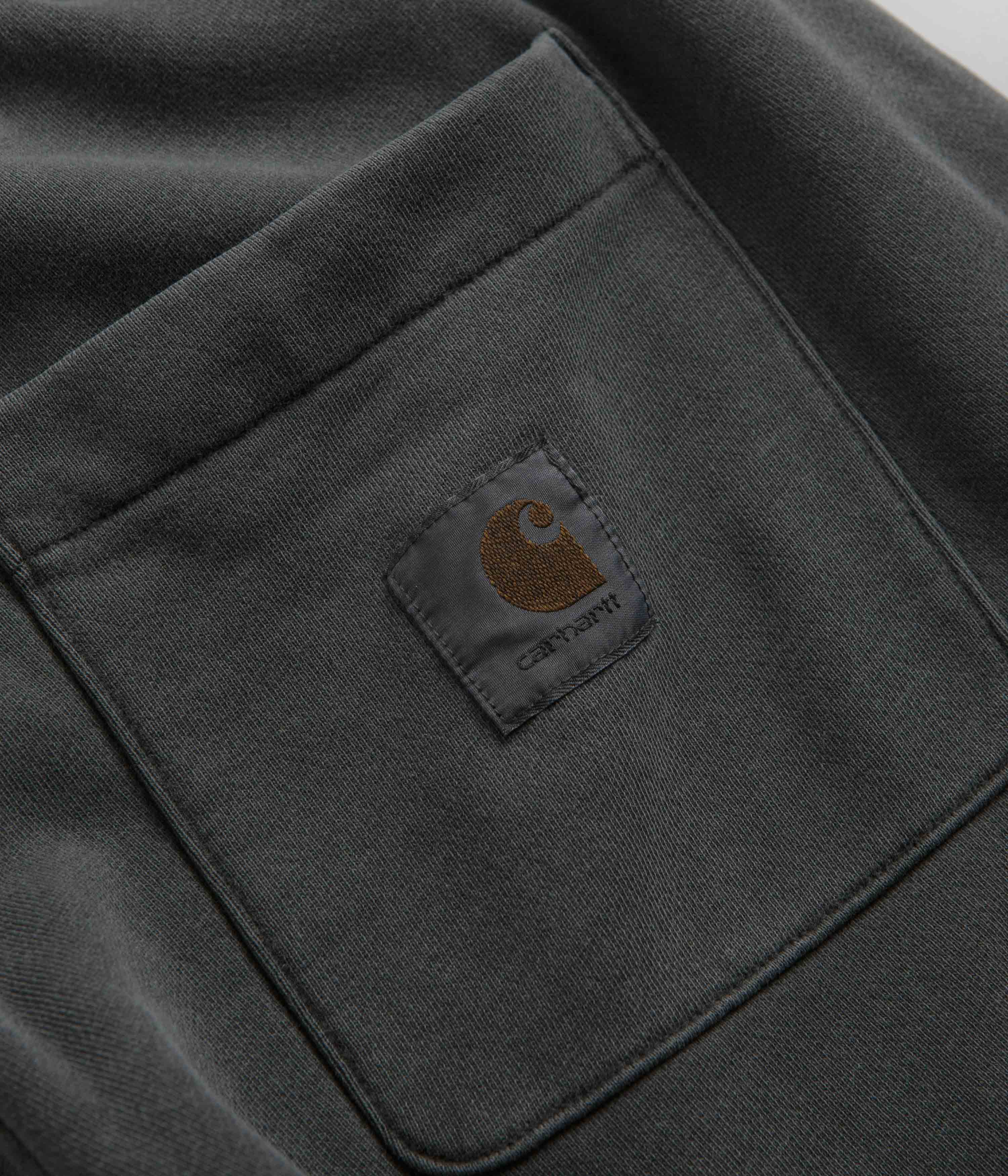 Carhartt Nelson Charcoal Sweat Shorts - A Must-Have!