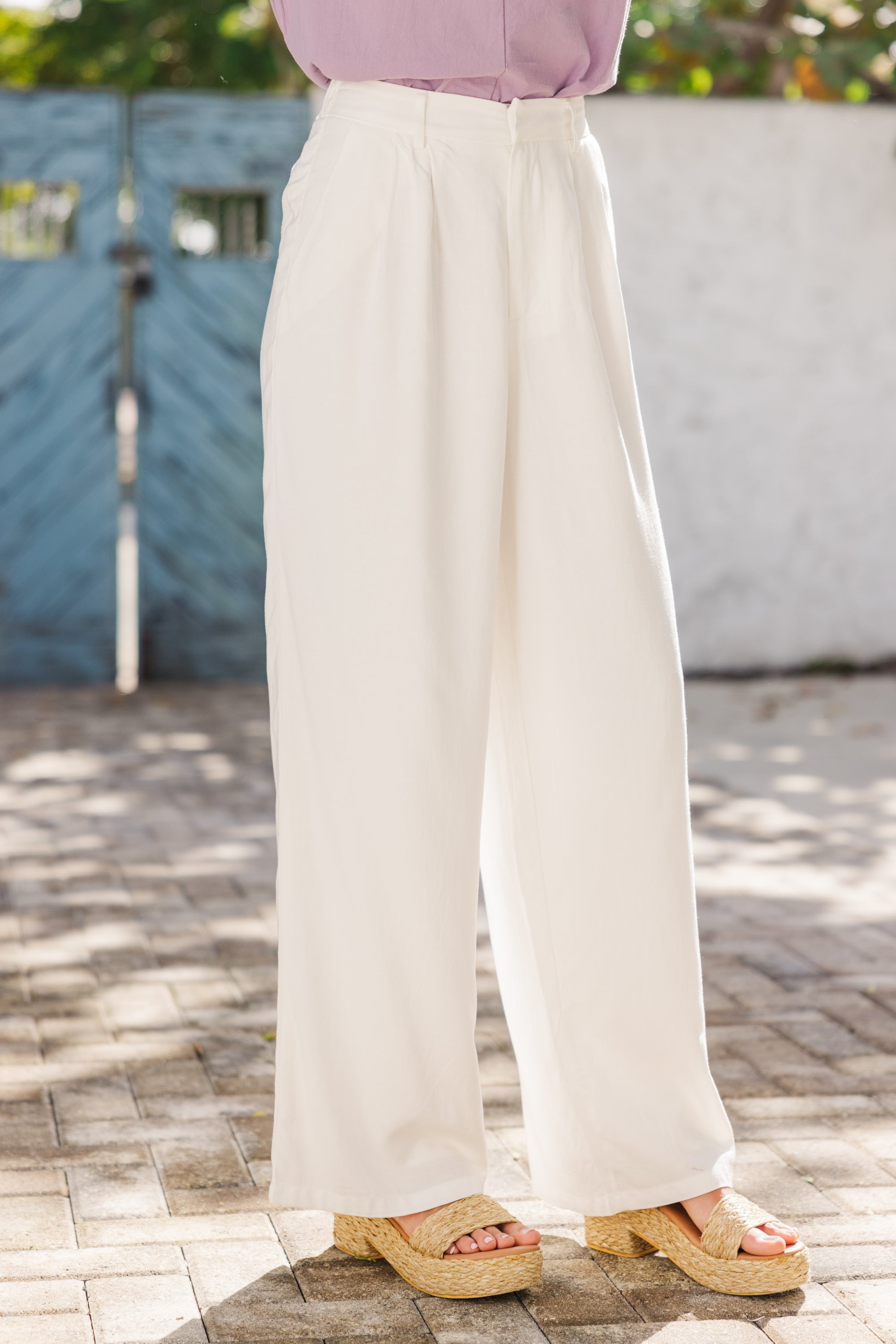All In A Dream: Heavenly White Linen Pants