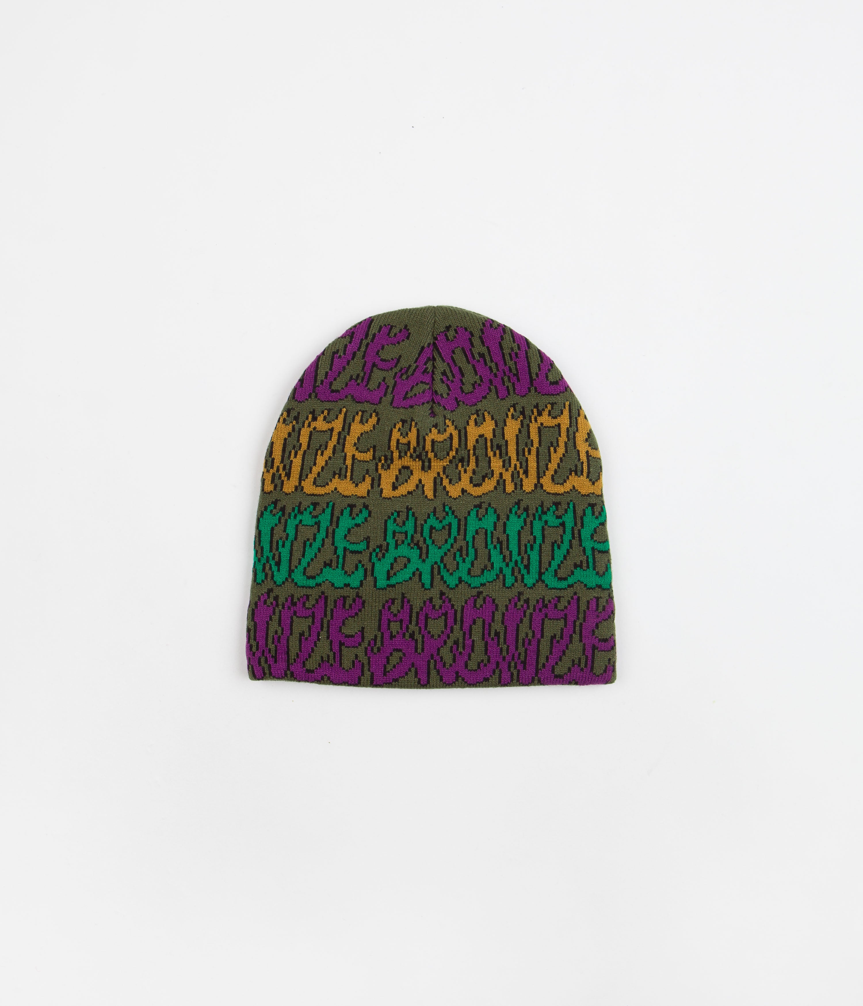 Gorgeous Olive Bronze 56K Flame Beanie