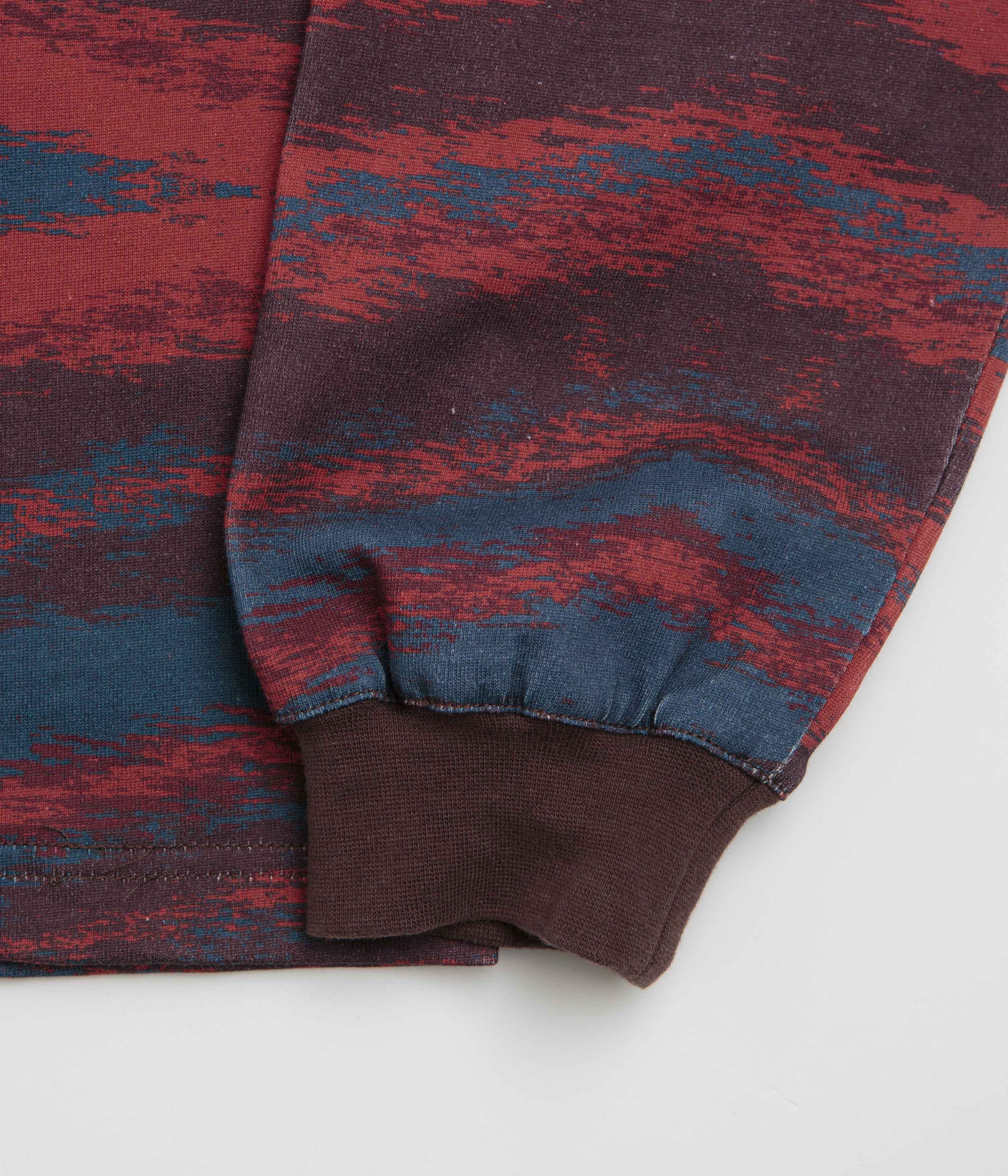 Stunning Dime Brushstroke Shirt in Bordeaux - A Must-Have!