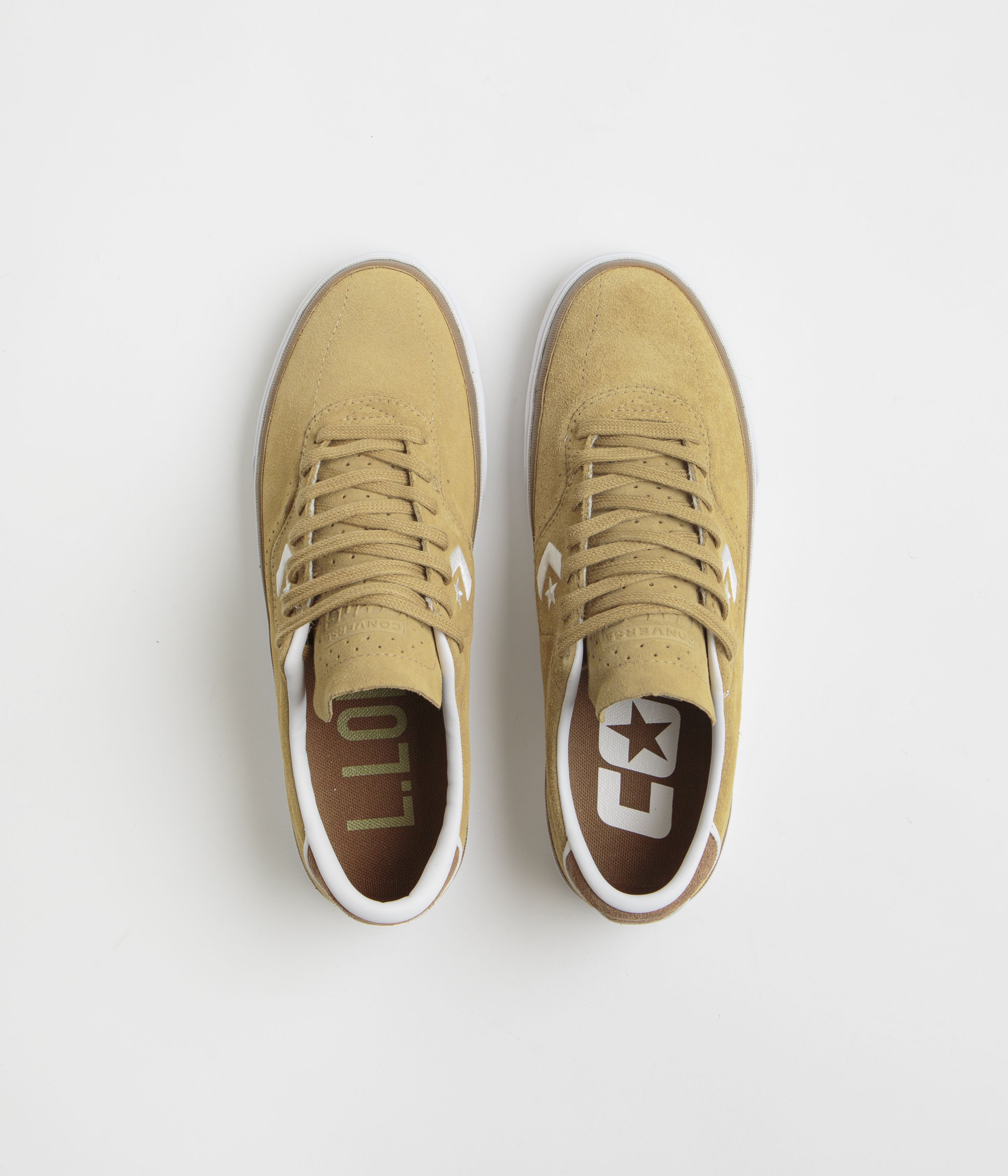 Converse Cons Louie Lopez Pro Ox Shoes - Stunning Toadstool Tan / Dark Whiskey
