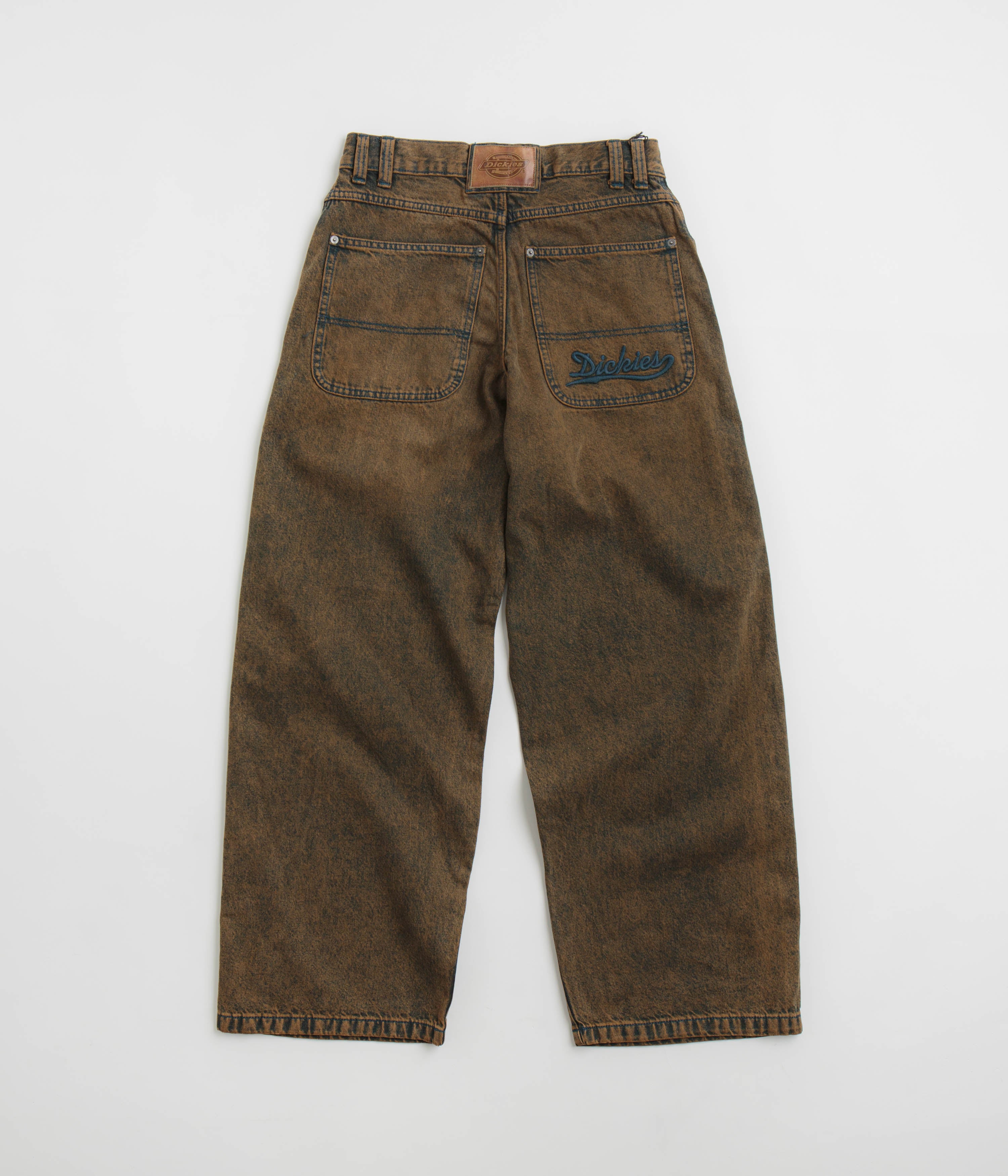 Dickies Indigo Brown Tinted Loose Wave Jeans - Fashionably Baggy!