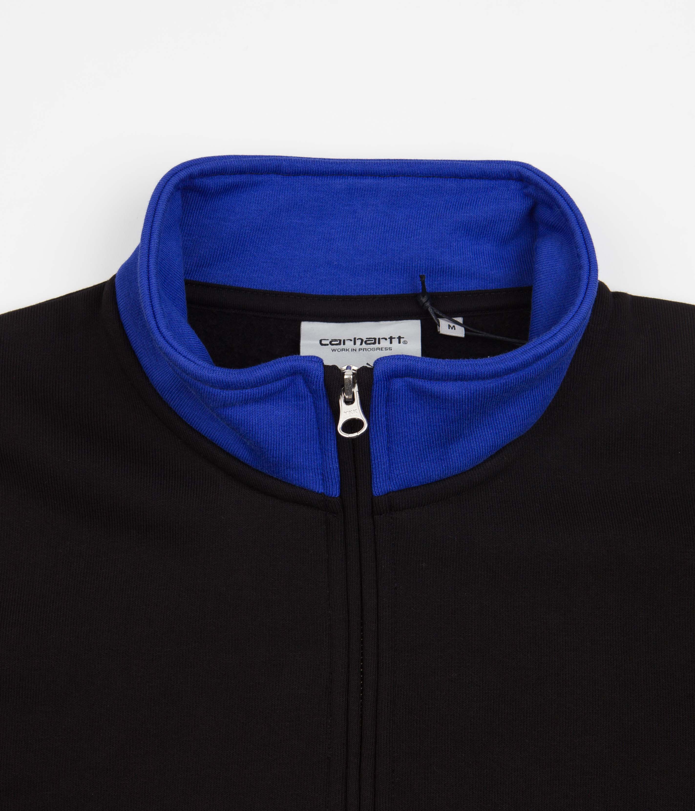 Carhartt Trin Crewneck Sweatshirt - Stunning Black, Crisp White & Enchanting Lazurite