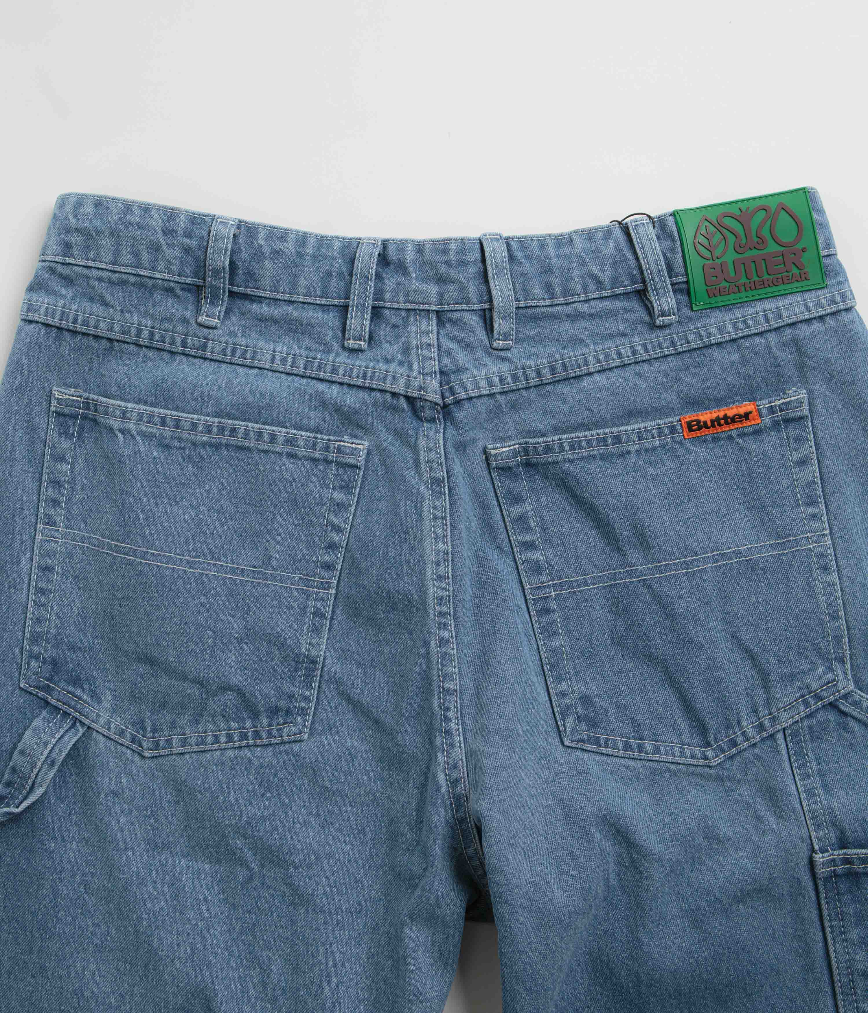 Butter Goods Mid Blue Weathergear Heavyweight Jeans - A Must-Have!