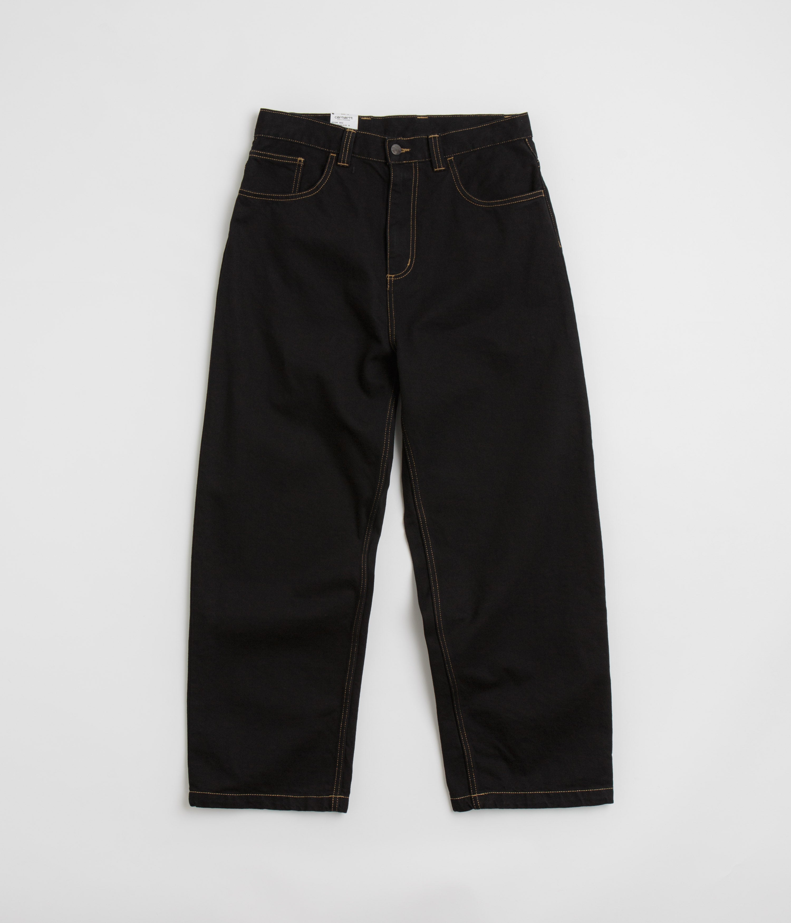 Carhartt Brandon Denim Pants - Stylish Black Rinsed