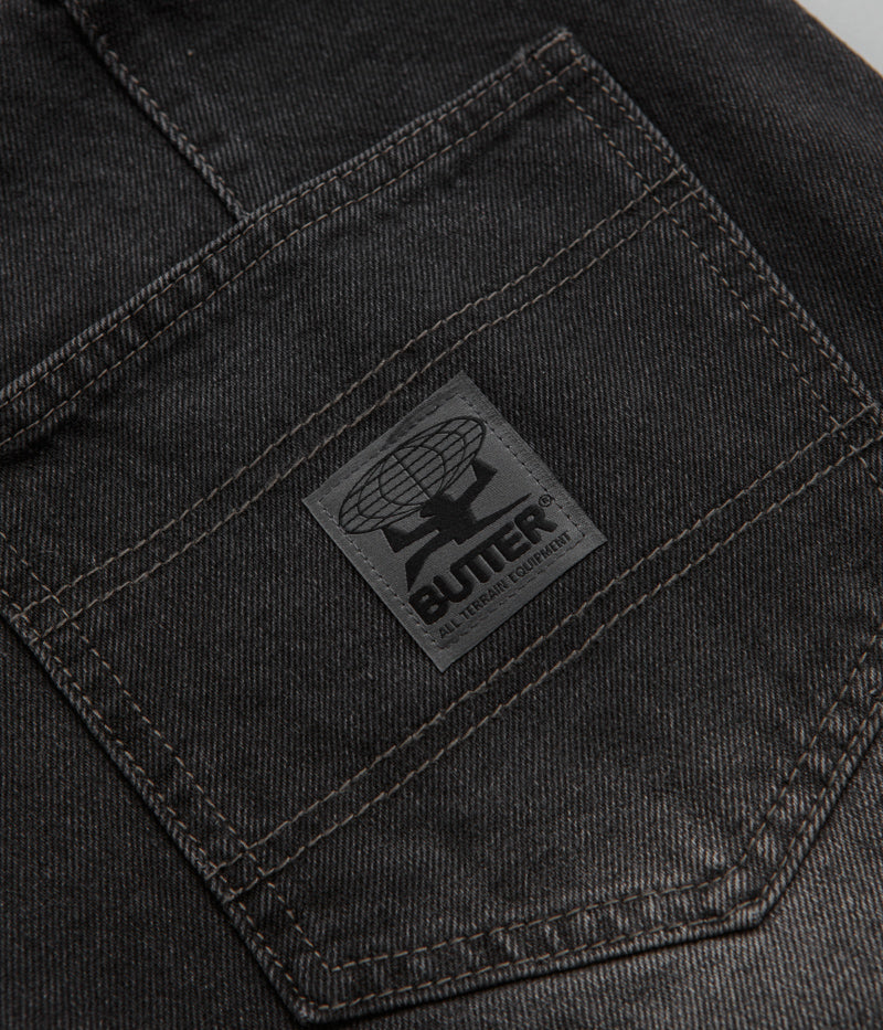 Butter Goods Washed Black Wide Cut Jeans - A Fashion Statement!