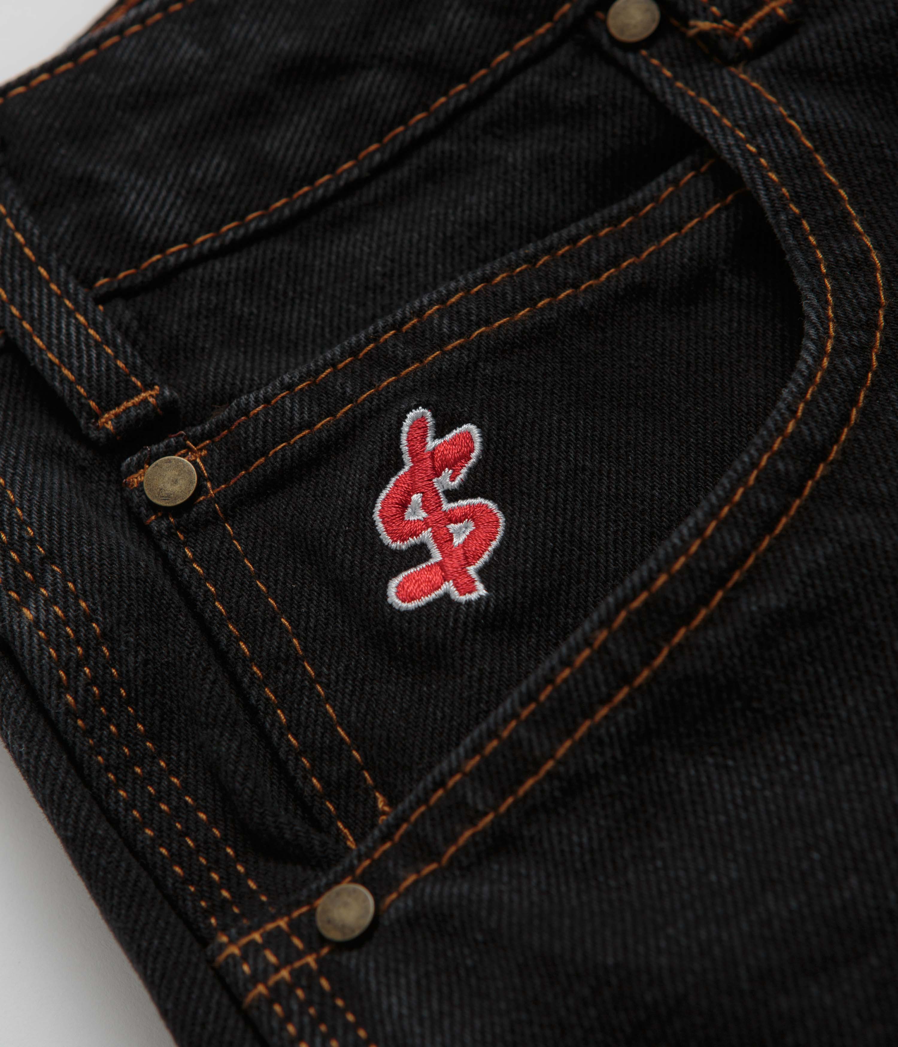 Cash Only Stylish Baggy Jeans - Trendy Washed Black / Classic Black
