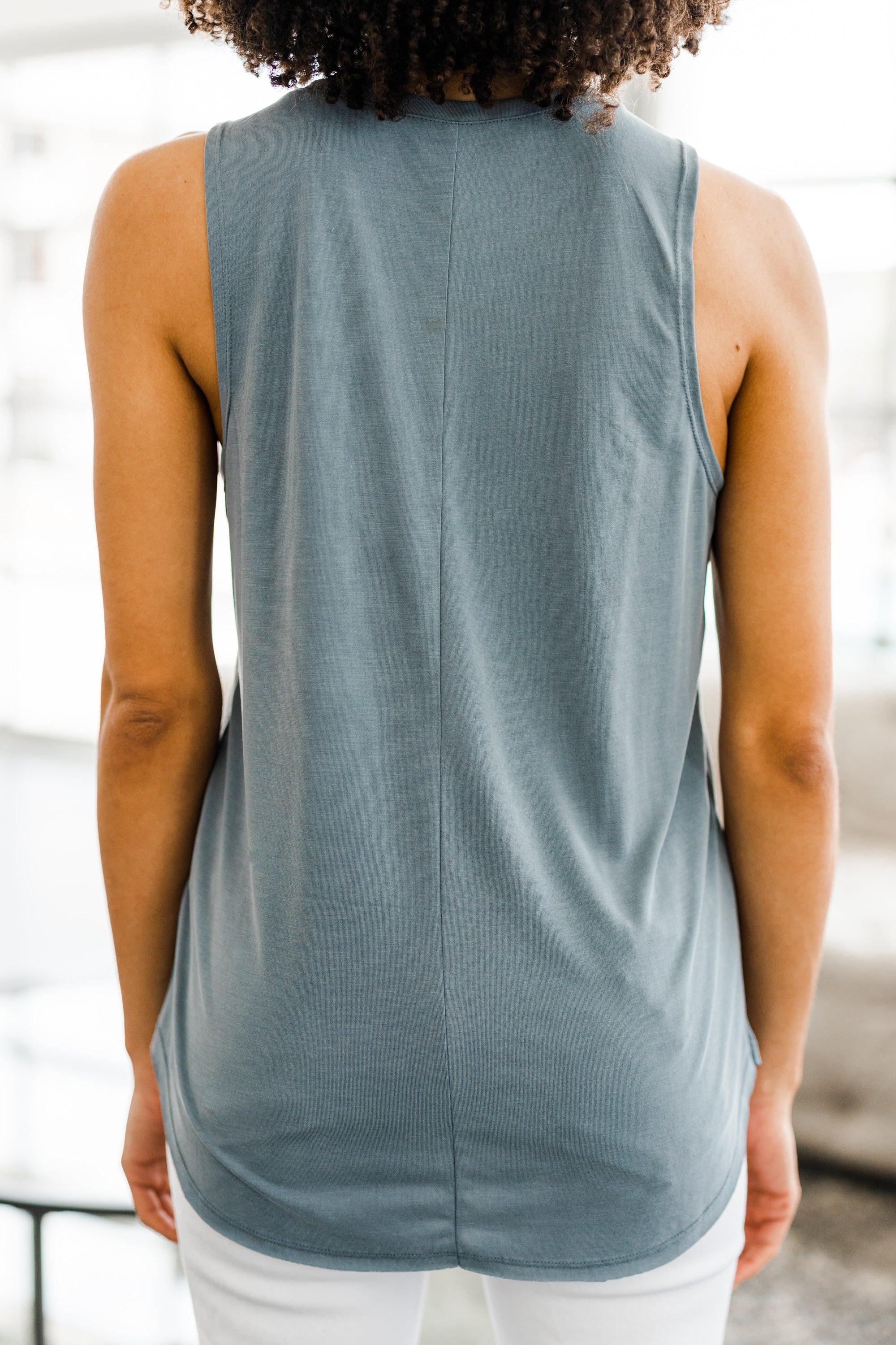 All In Good Fun Blue Stone Tank - The Ultimate Casual Comfort