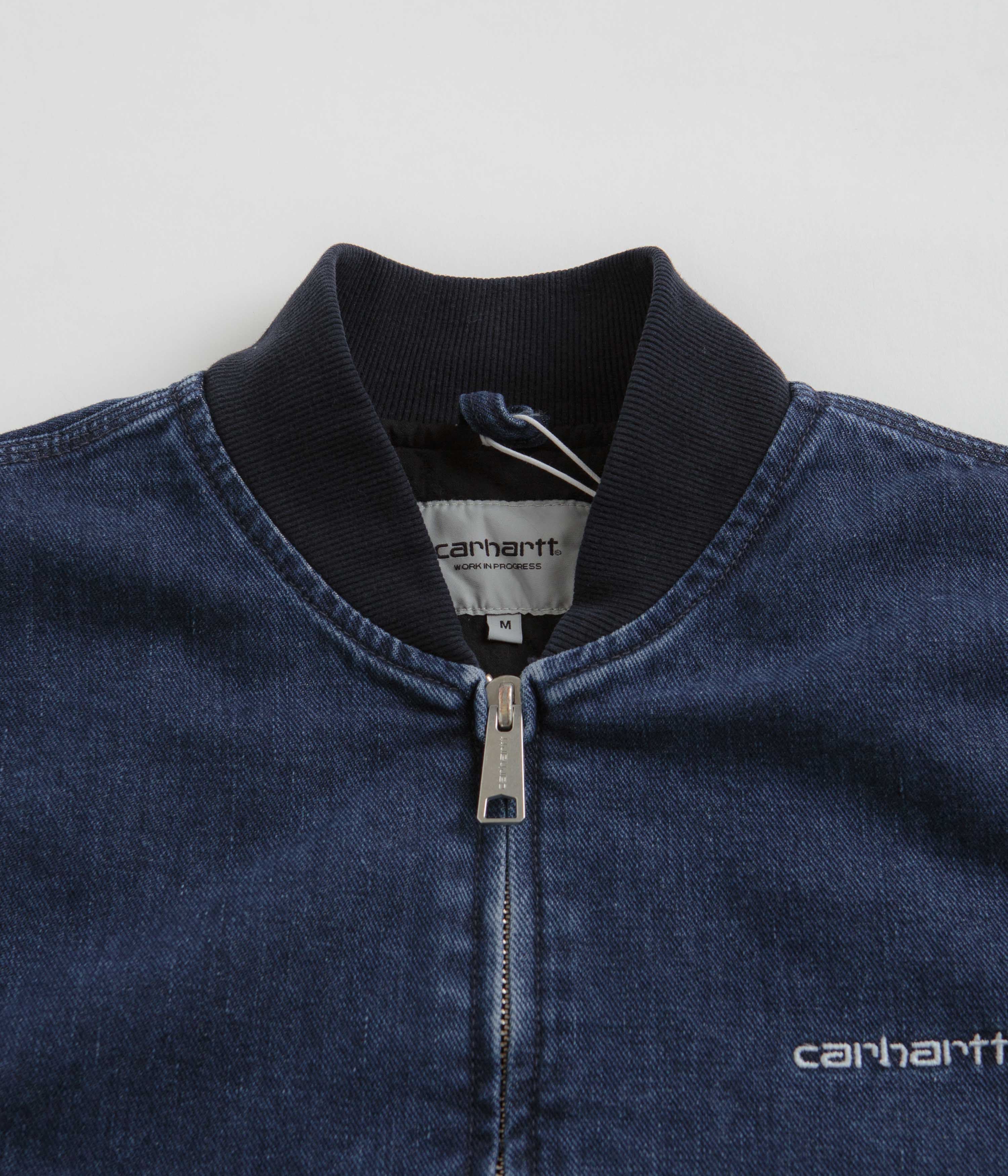 Carhartt Paxon Bomber Jacket - Stunning Blue / Dark Navy