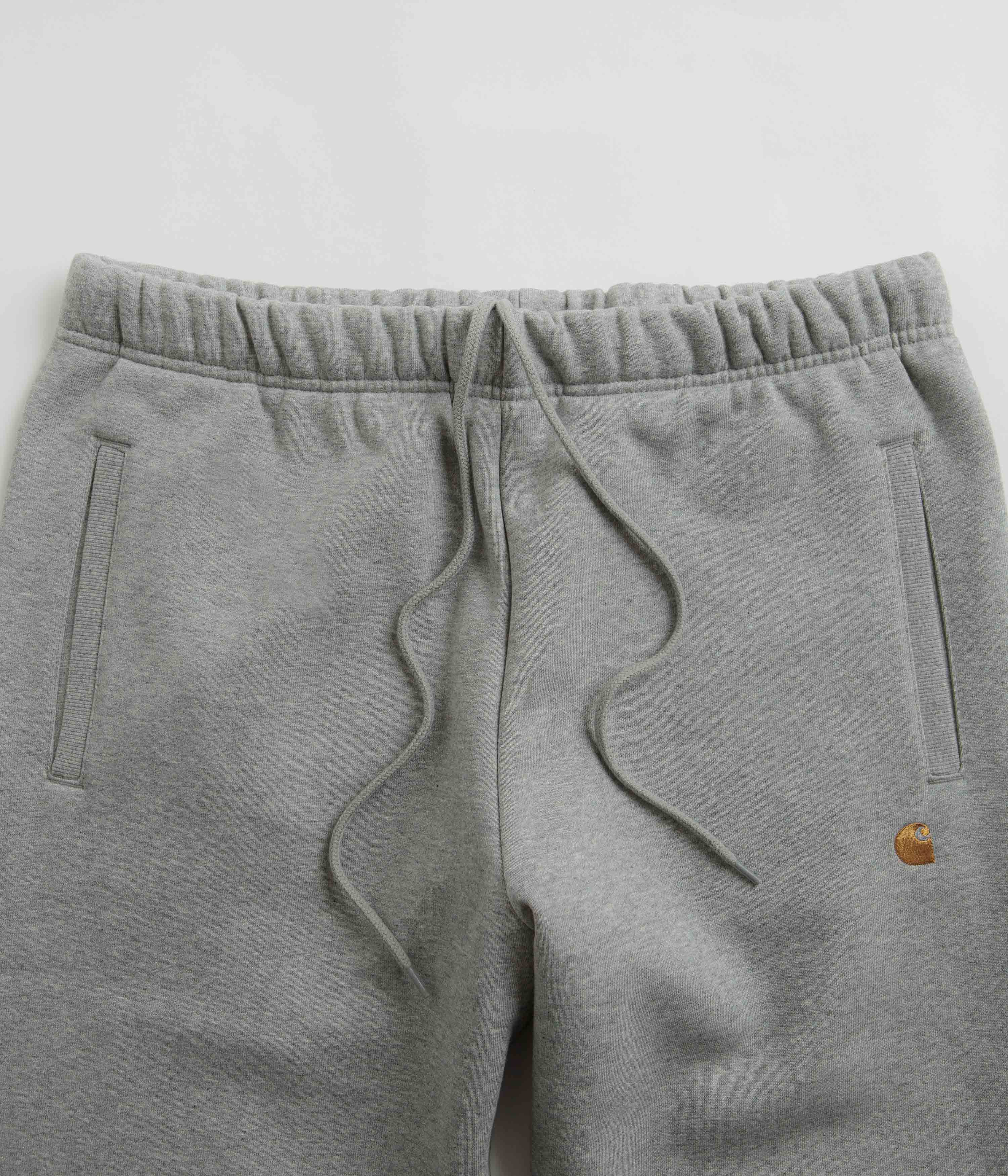 Carhartt Chase Sweatpants - Stunning Grey Heather / Gold