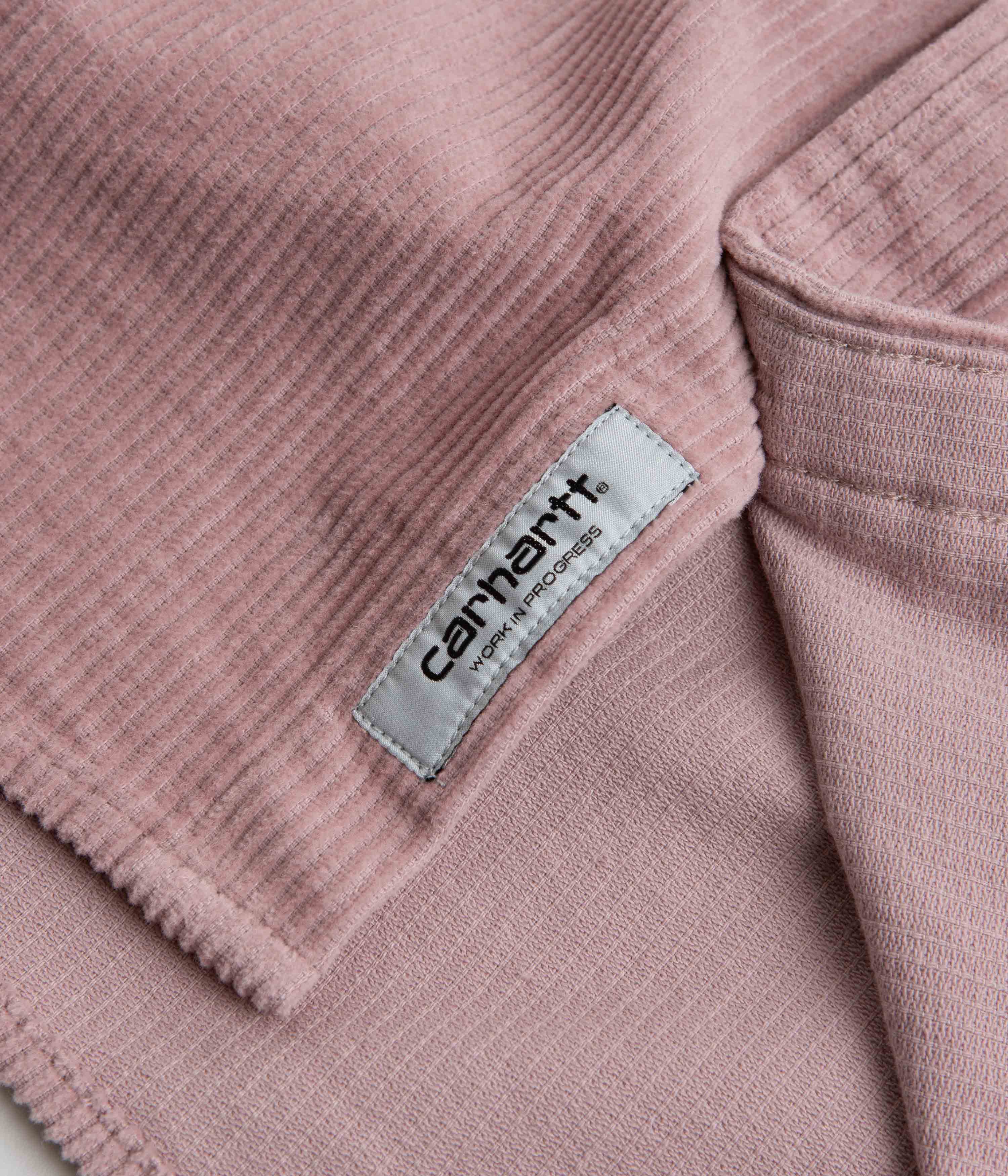 Carhartt Madison Cord Shirt - Stunning Glassy Pink & Bold Black