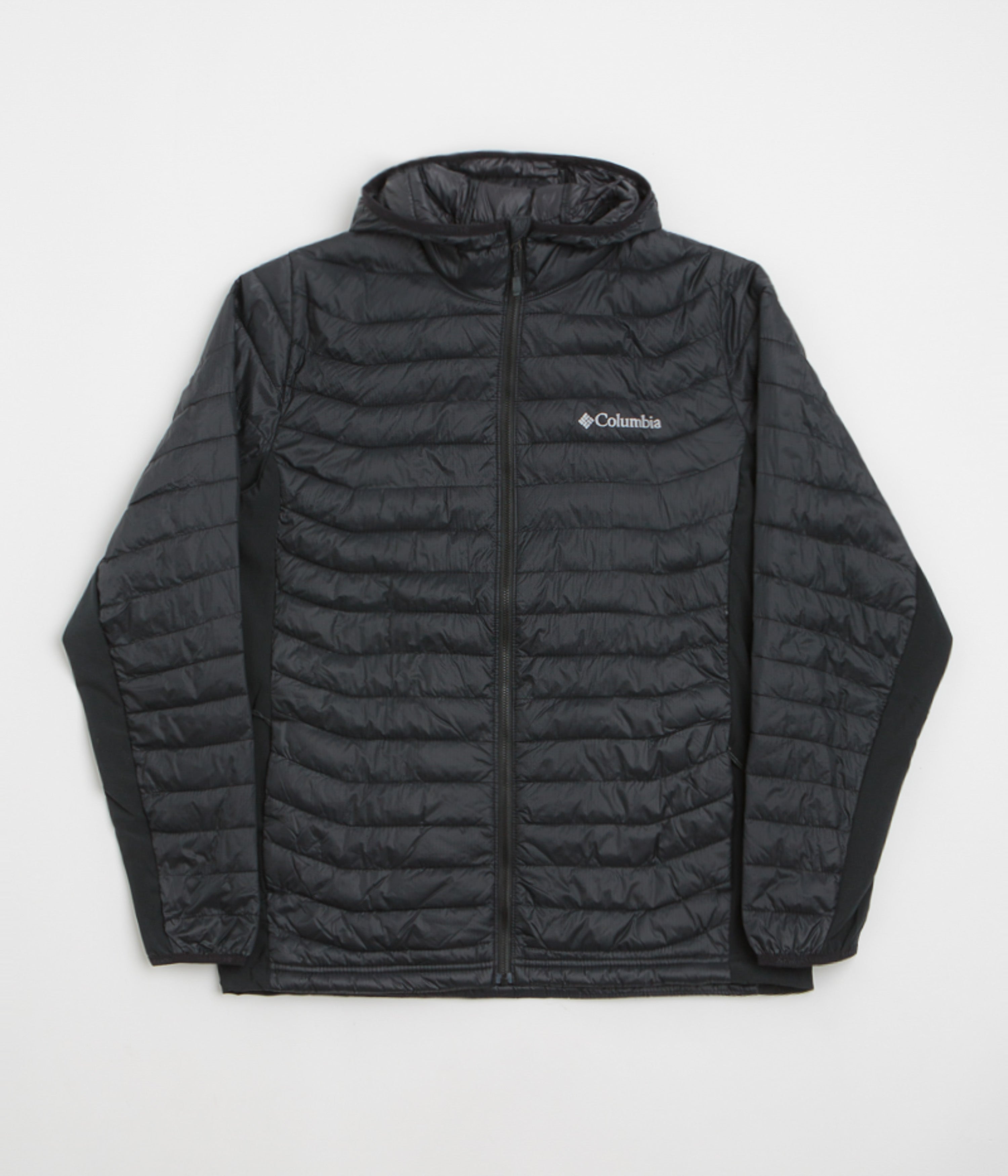 Columbia Powder Pass Hybrid Hooded Jacket - Black