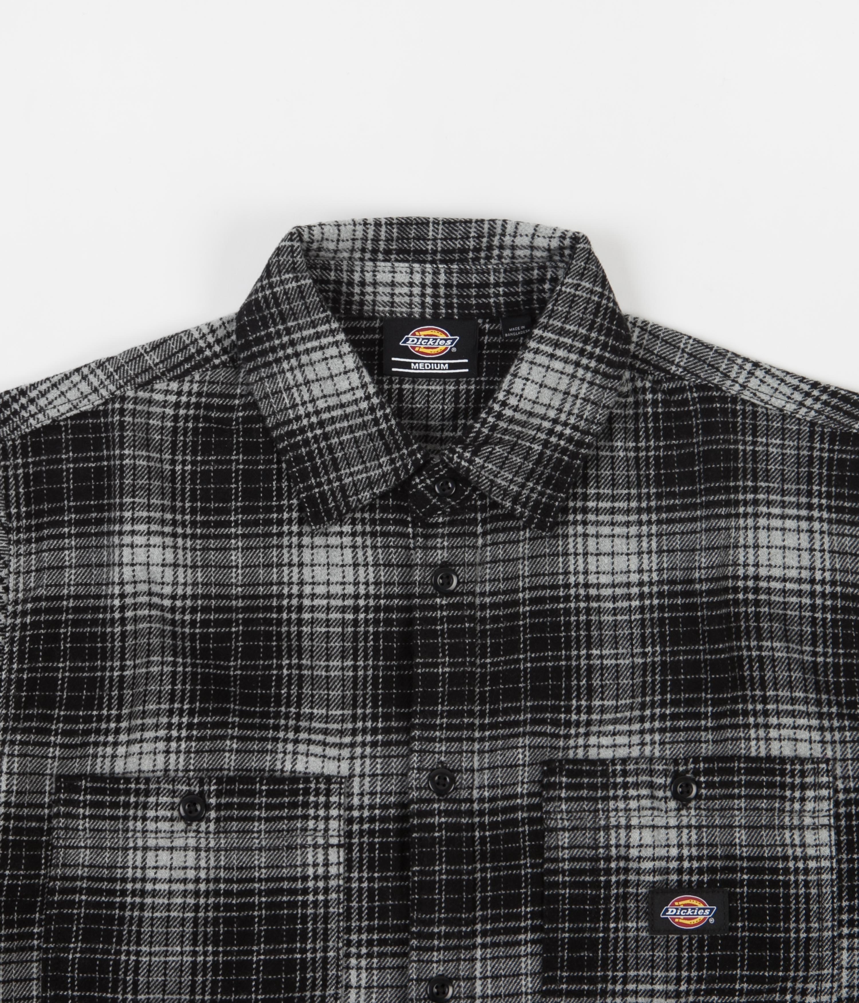 Dickies Evansville Shirt - Stylish Black Plaid