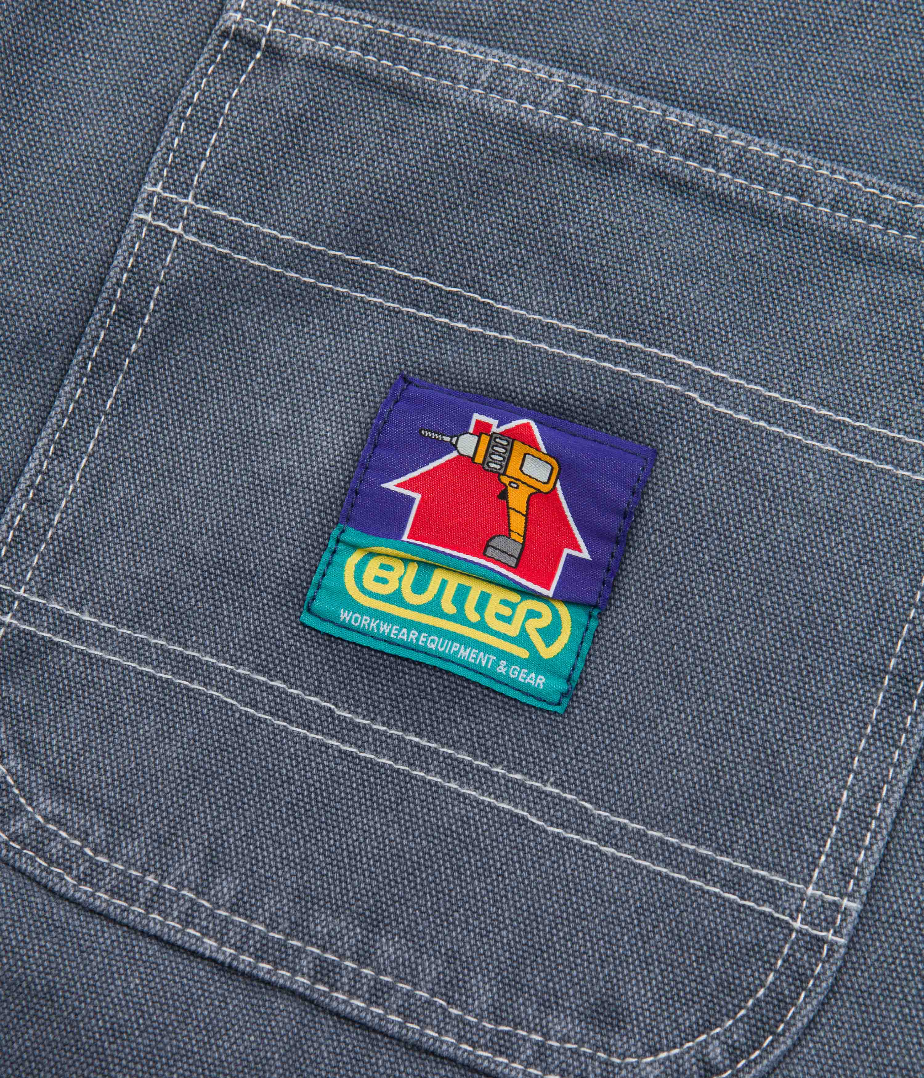 Butter Goods Slate Washed Canvas Double Knee Pants - A Must-Have!