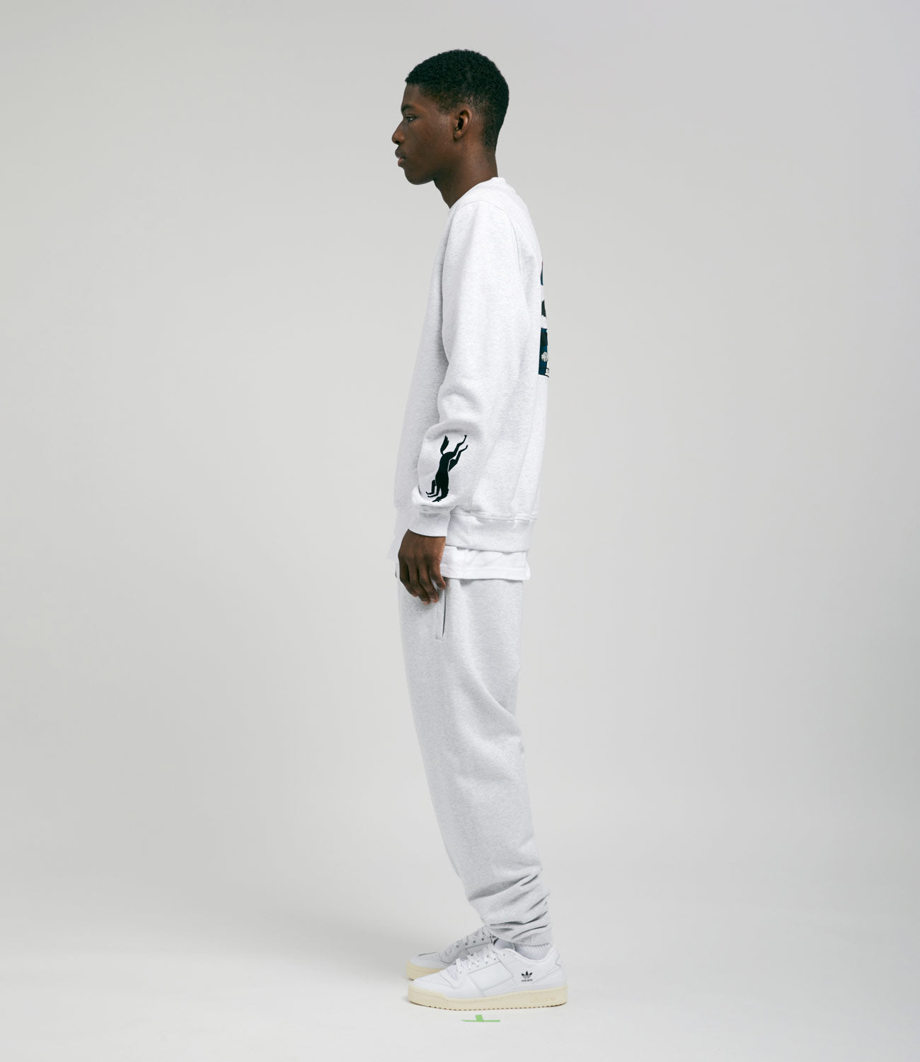 Parra Racing Team Ash Grey Crewneck Sweatshirt - A Must - Have!