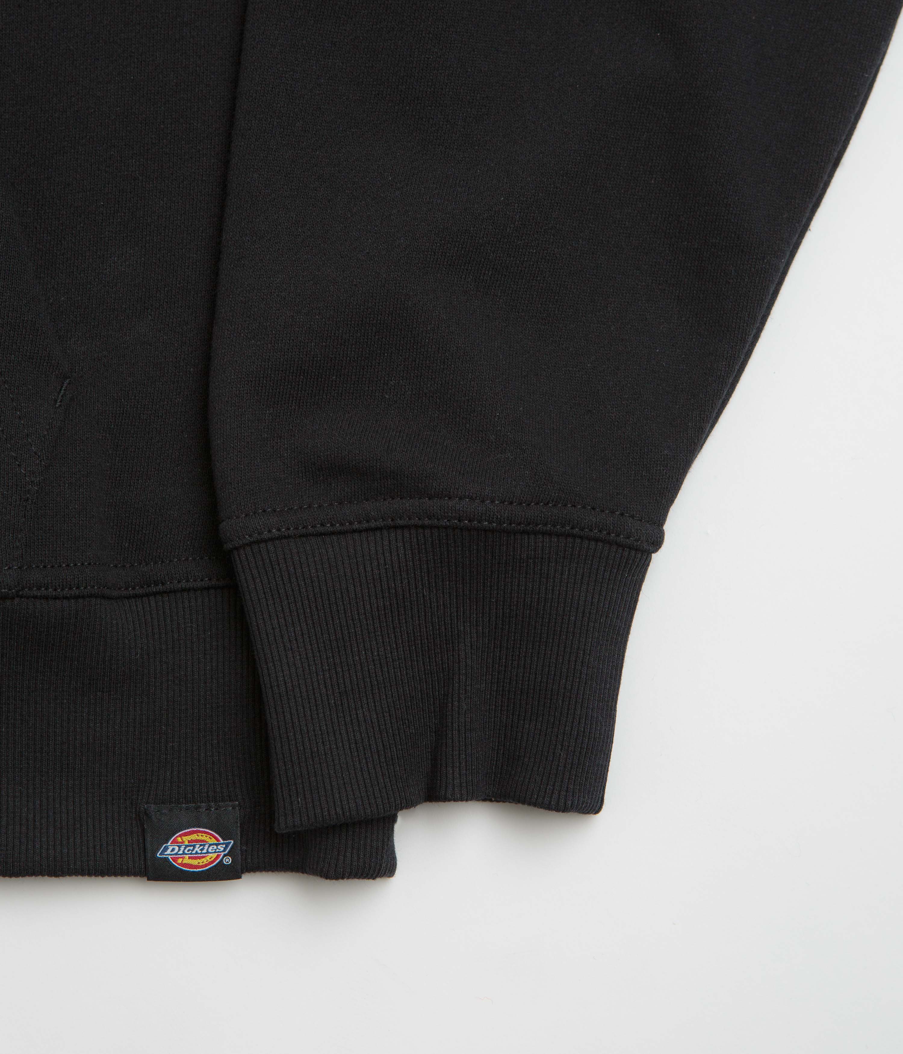 Dickies Stunning Black Wood Logo Hoodie