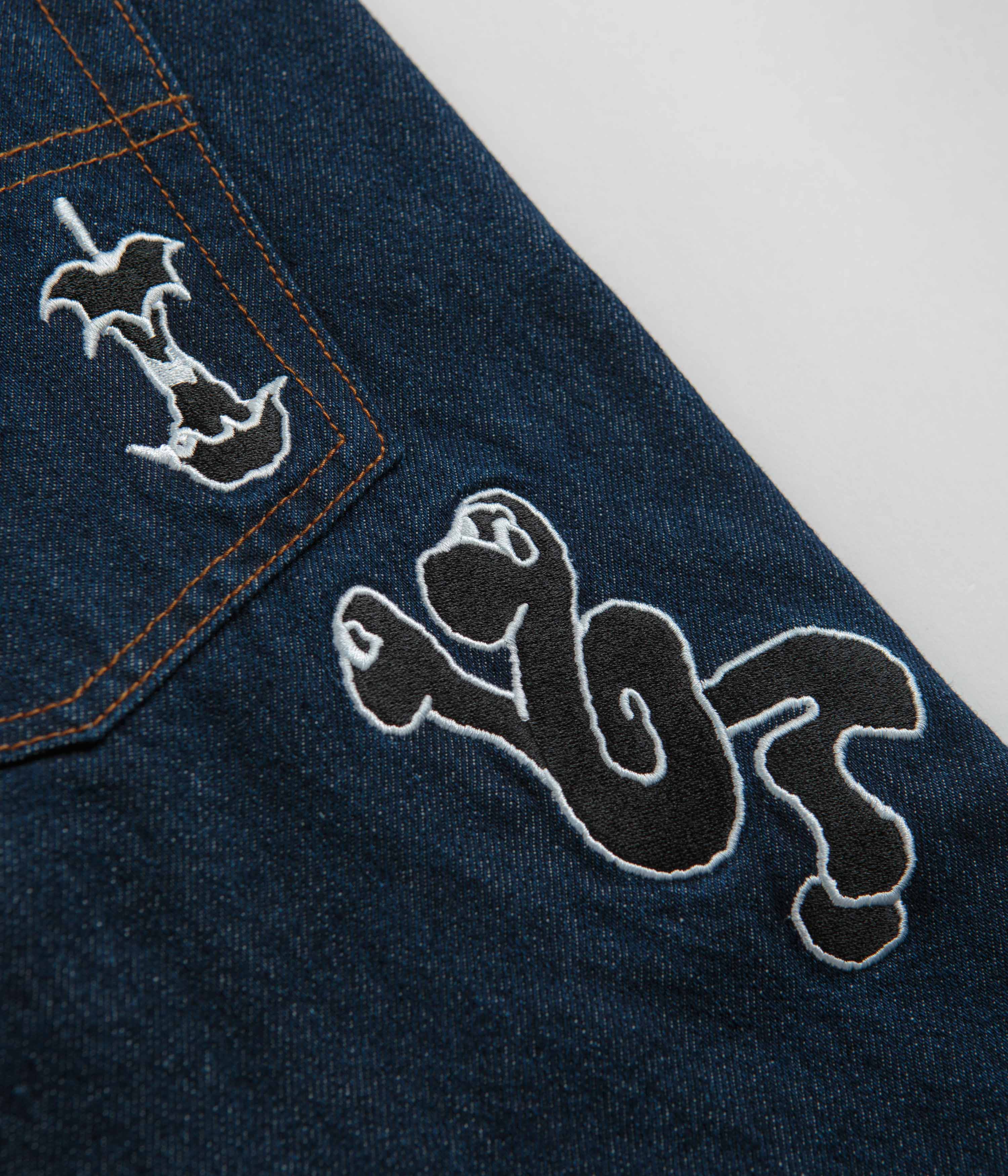 Butter Goods Critter Baggy Denim Shorts - Stunning Dark Indigo