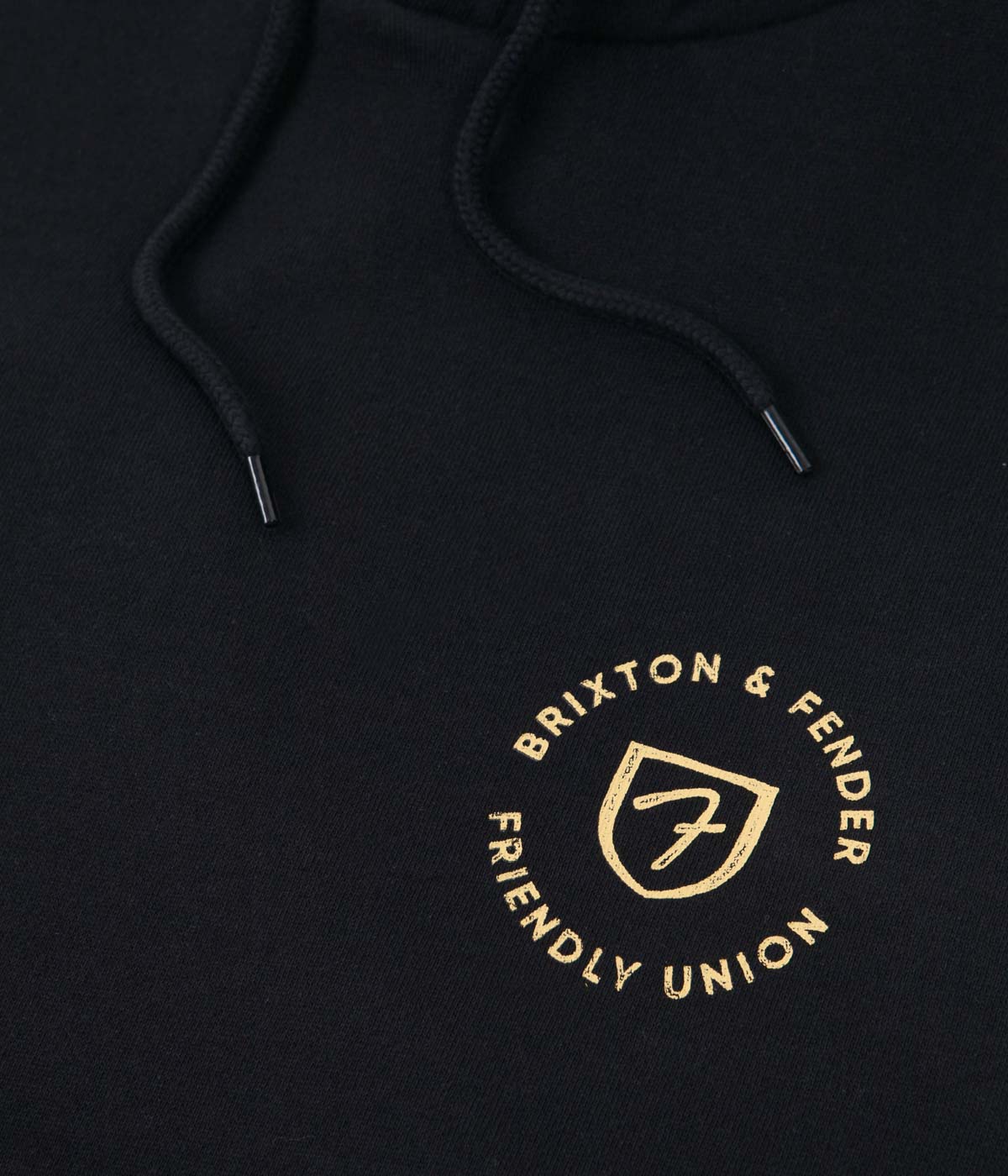 Brixton Fender Electric Black Hoodie - The Ultimate Seasonal Essential