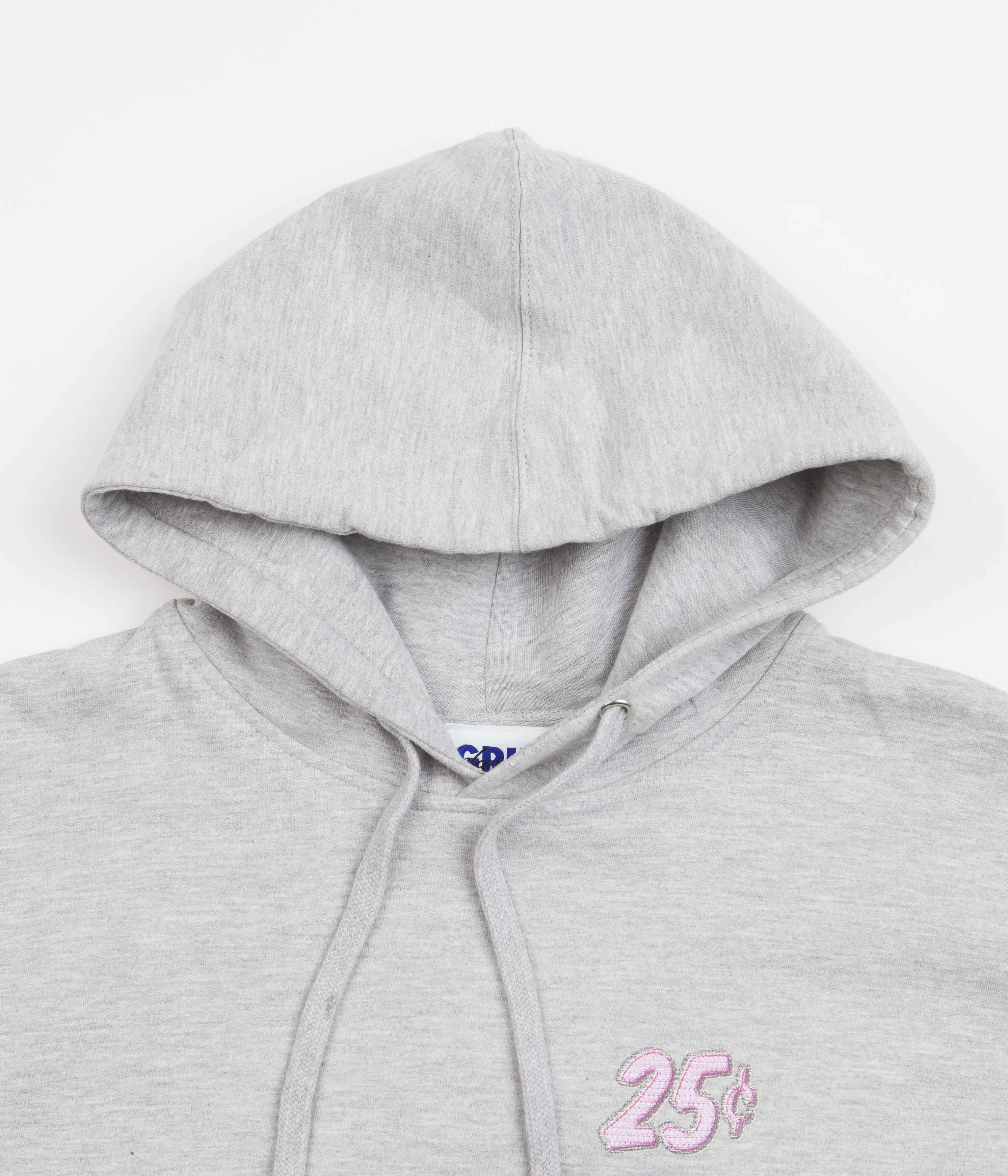 Don't Miss! Classic Grip x Quartersnacks Buss Down Heather Grey Hoodie