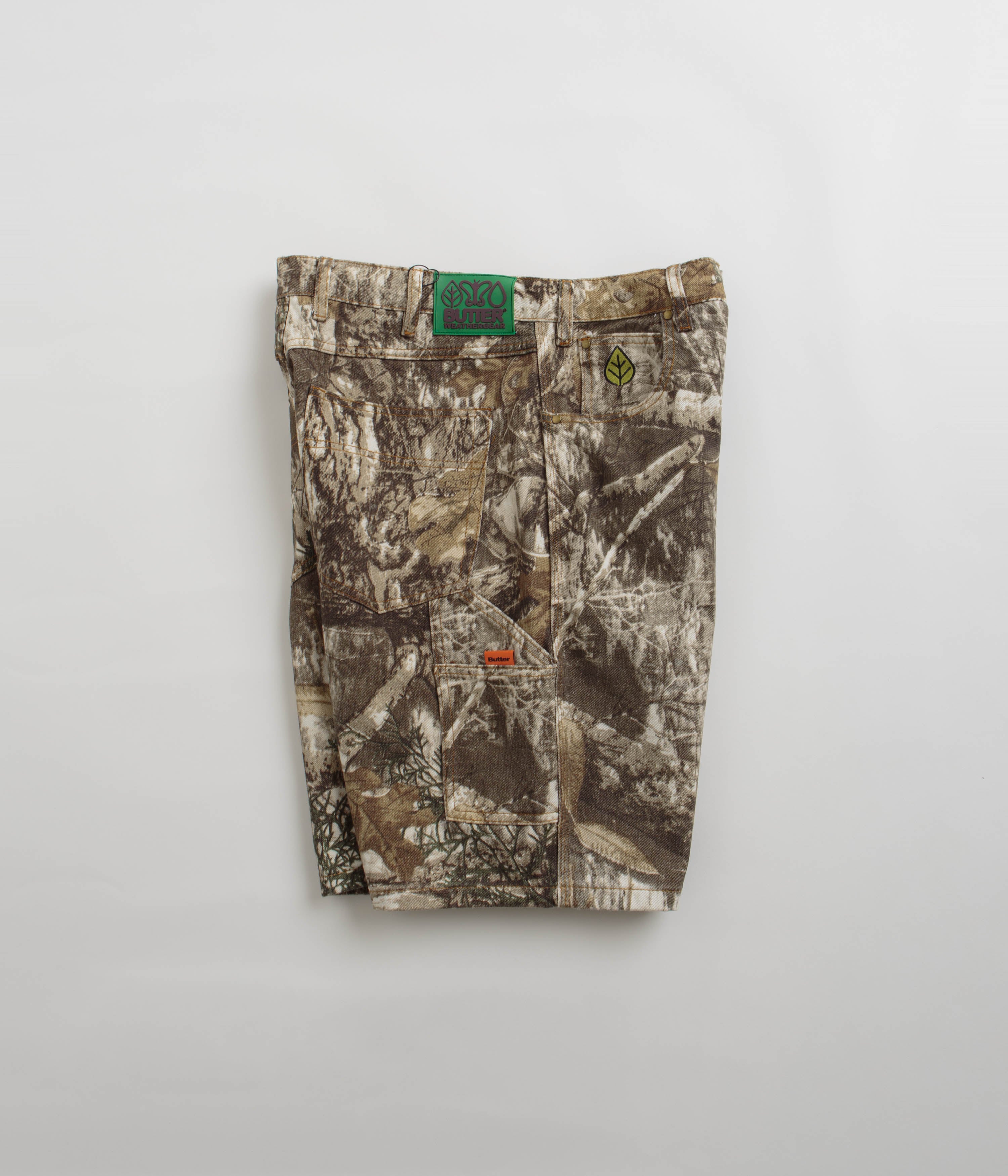 Butter Goods Forest Camo Heavyweight Denim Shorts - A Must-Have!