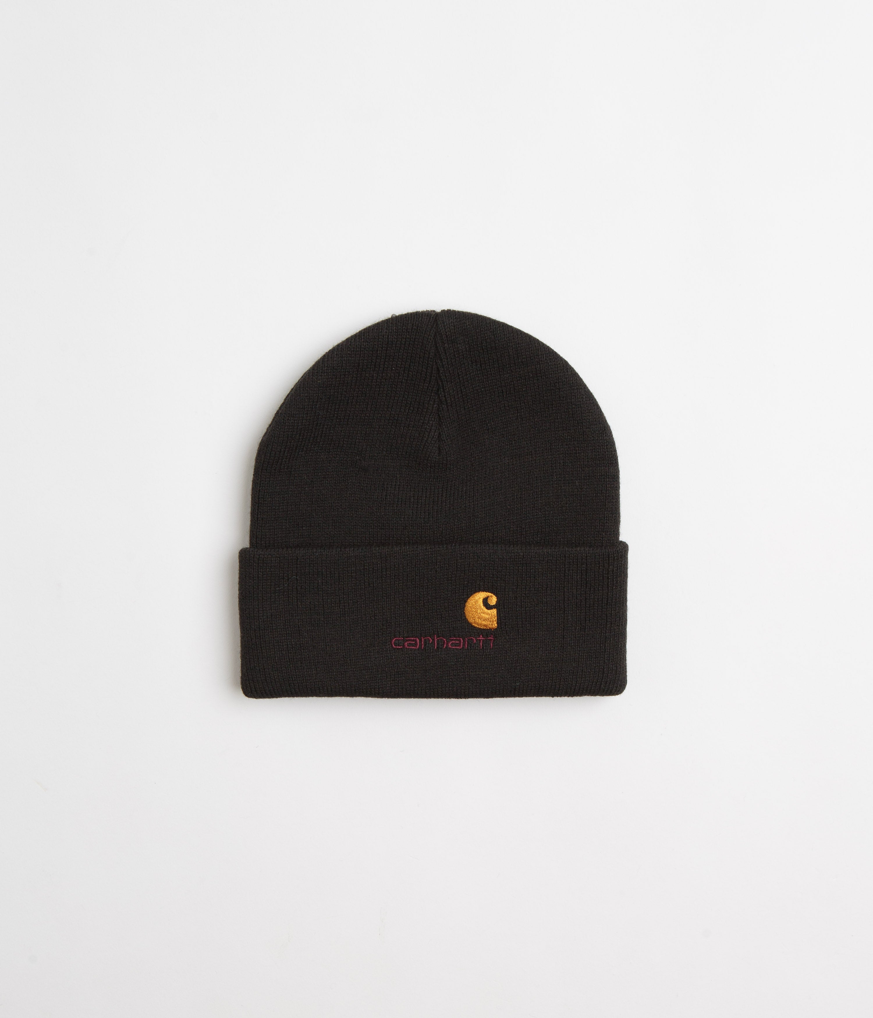Stylish Carhartt American Script Black Beanie