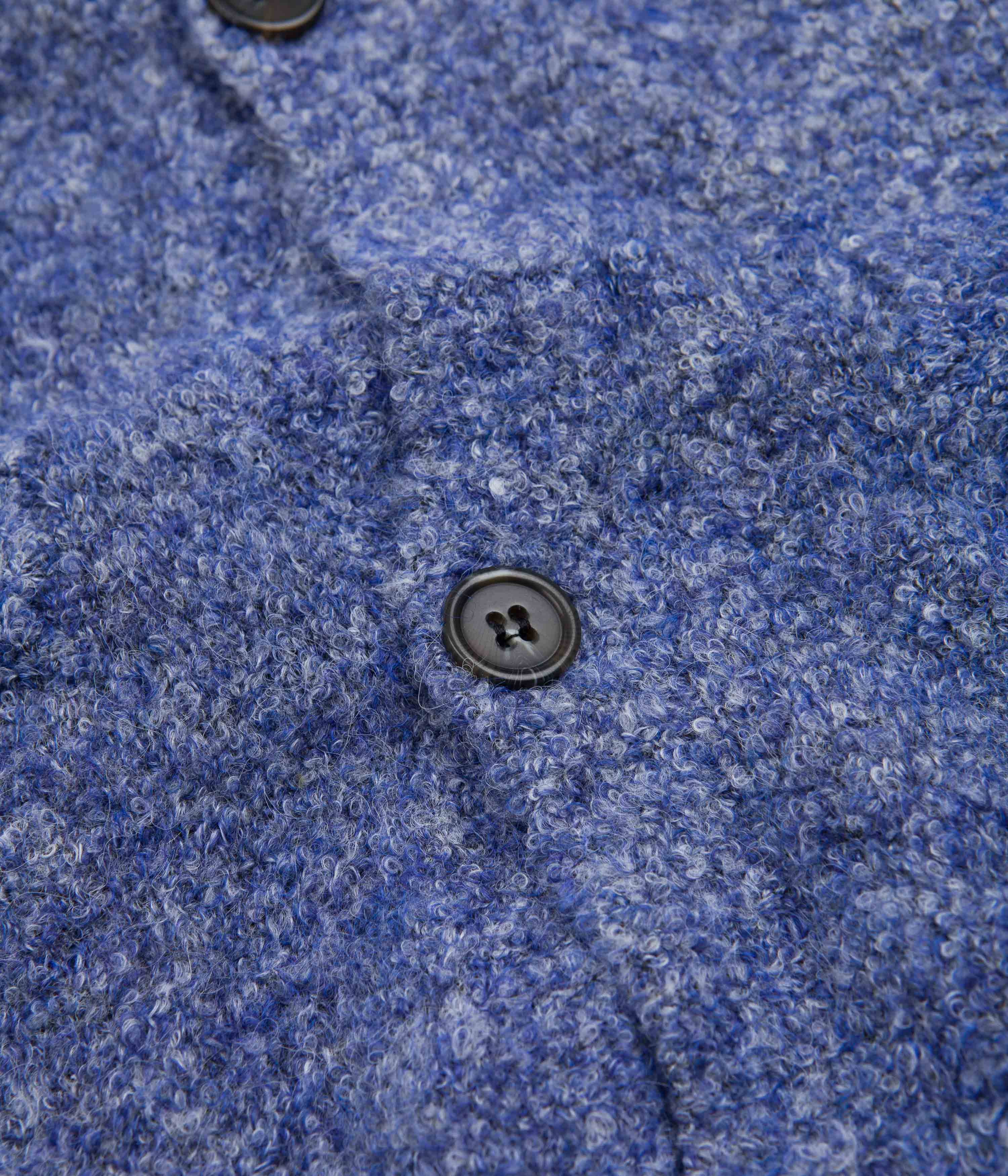 Stunning Fucking Awesome Blue Boucle Cardigan