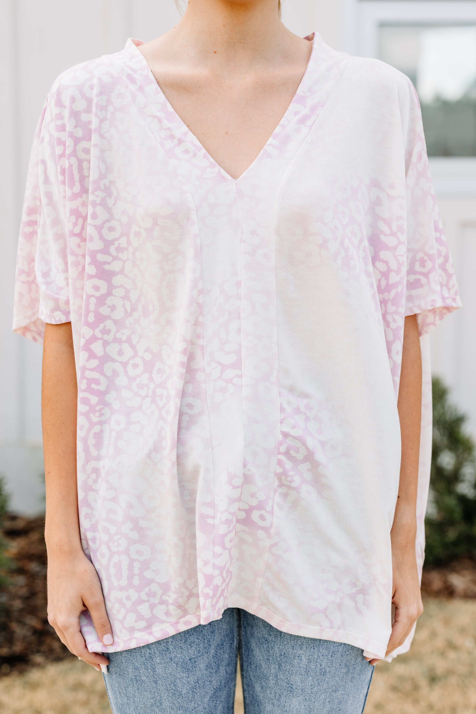 Gorgeous Pastel Pink Leopard Print Top - Be the Summer Star!
