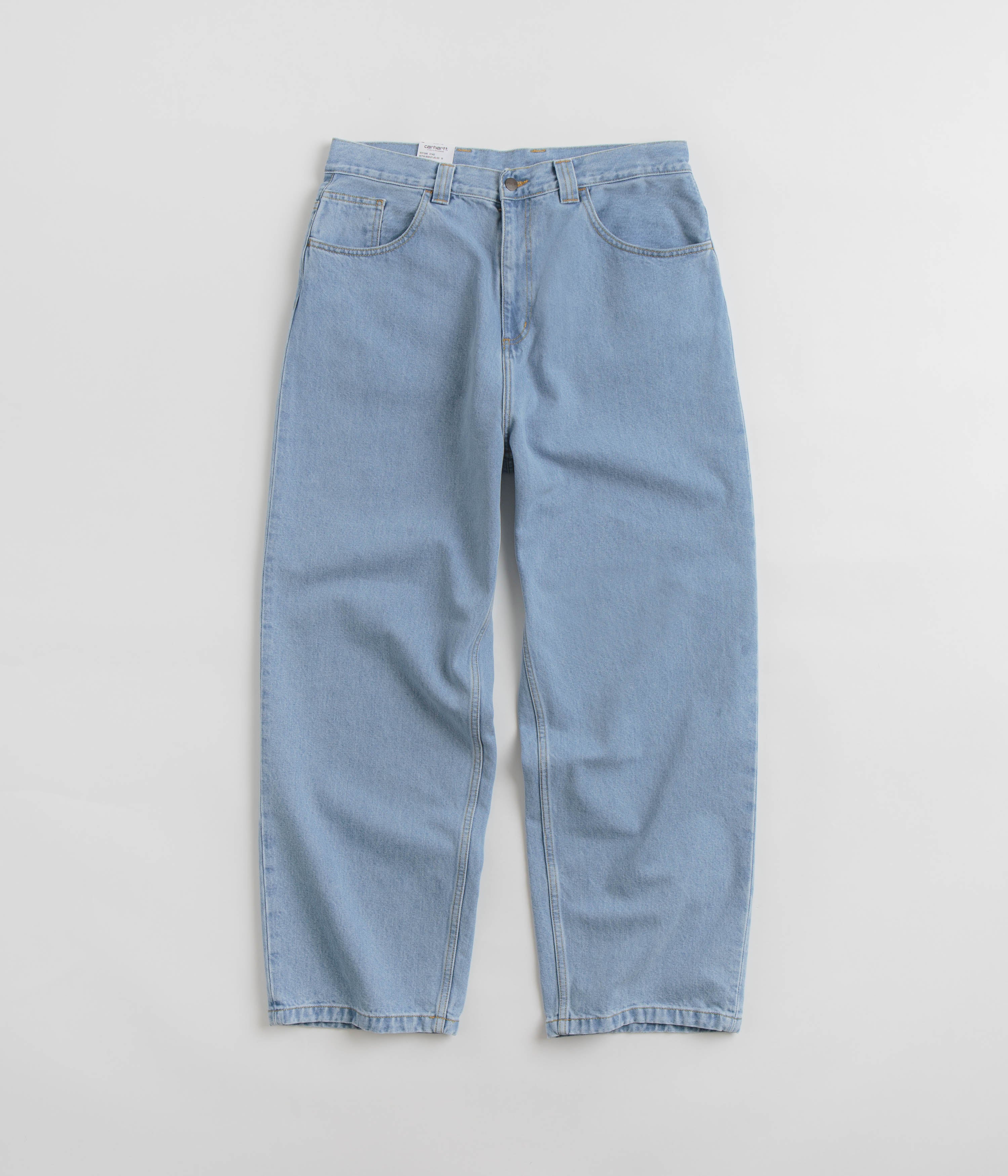Carhartt Brandon Blue Heavy Stone Bleach Denim Pants - Unleash Your Style!