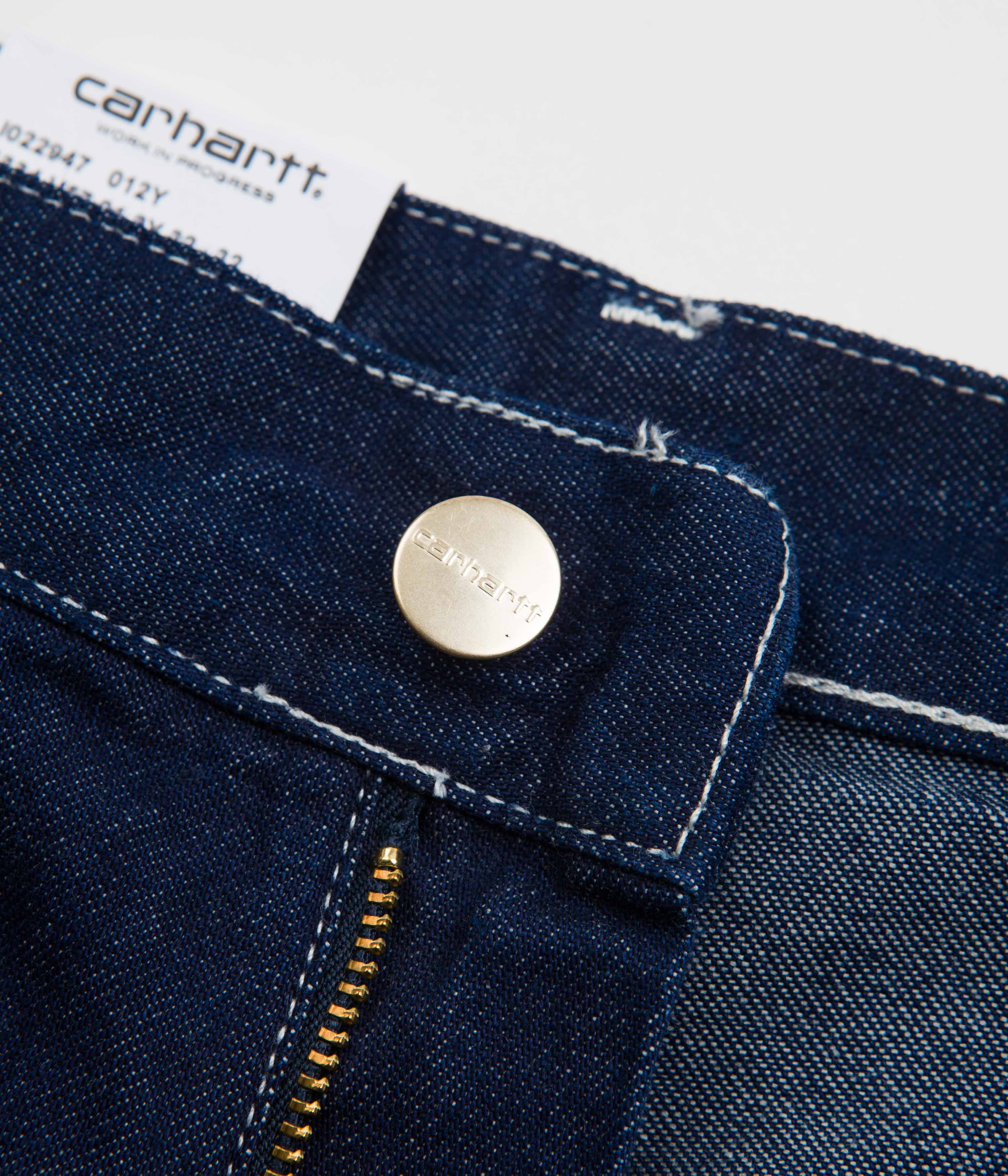 Carhartt Blue Wash Simple Denim Pants - A Timeless Style!