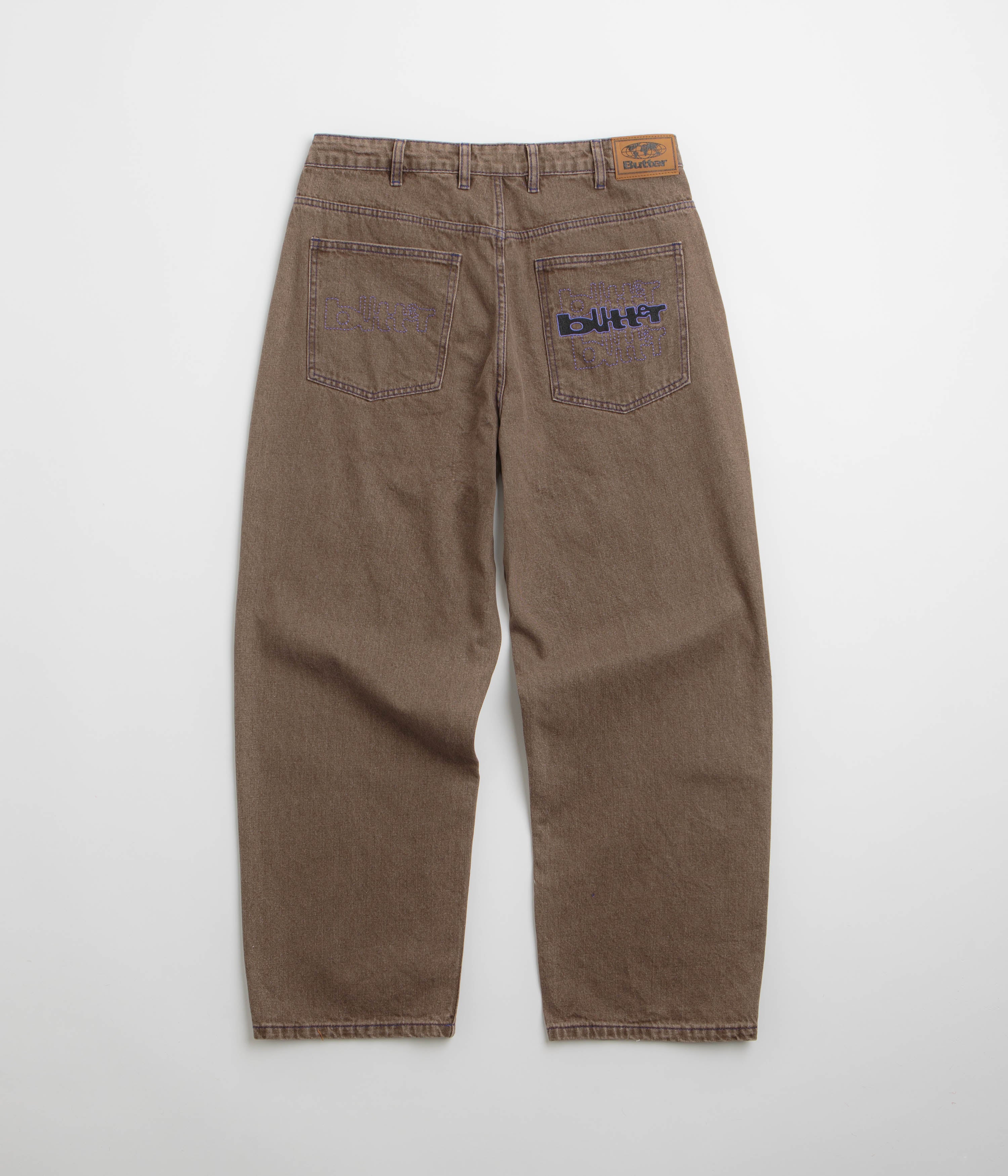 Butter Goods Washed Brown Warped Jeans - Irresistible Style!