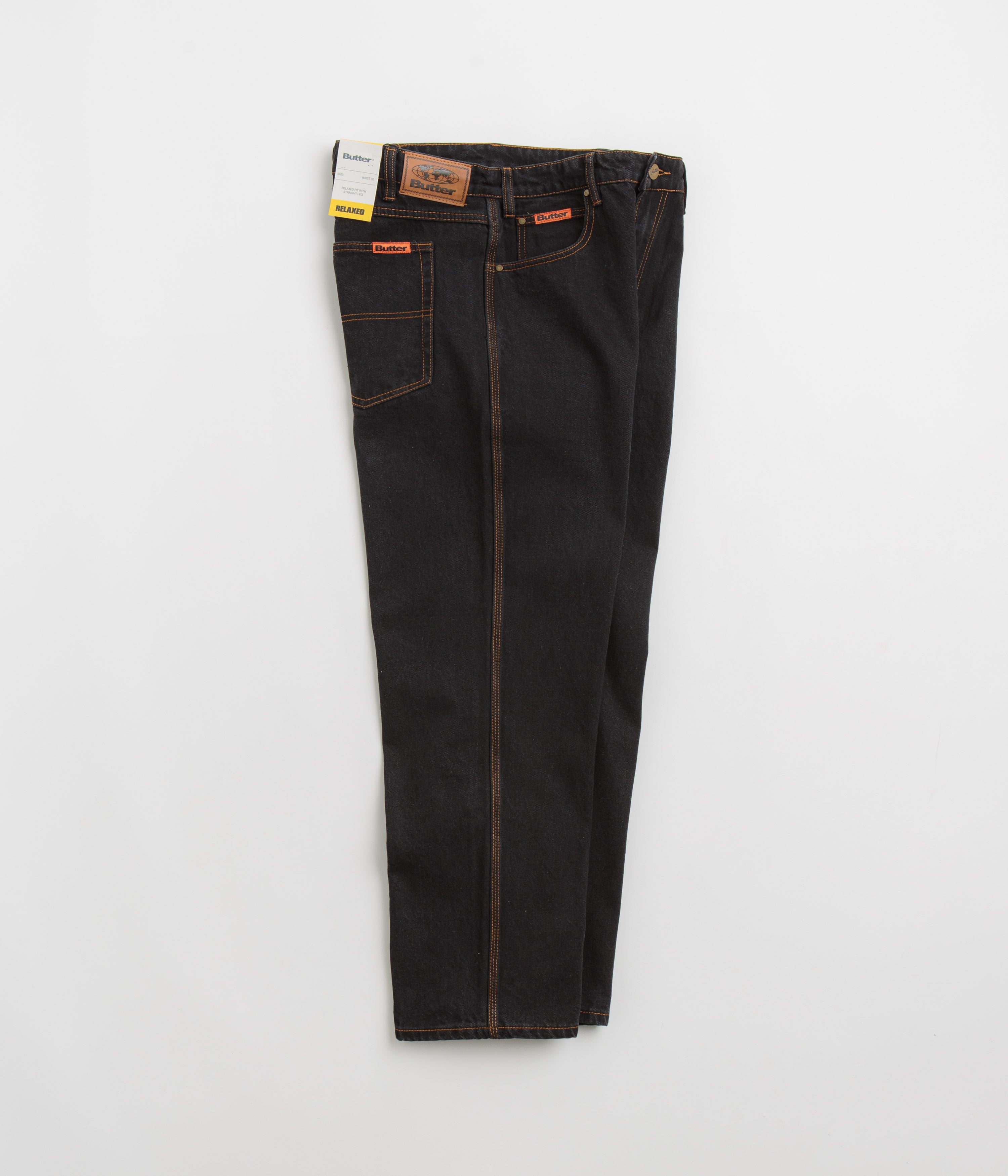 Butter Goods Washed Black/Black Relaxed Jeans - A Must-Have!
