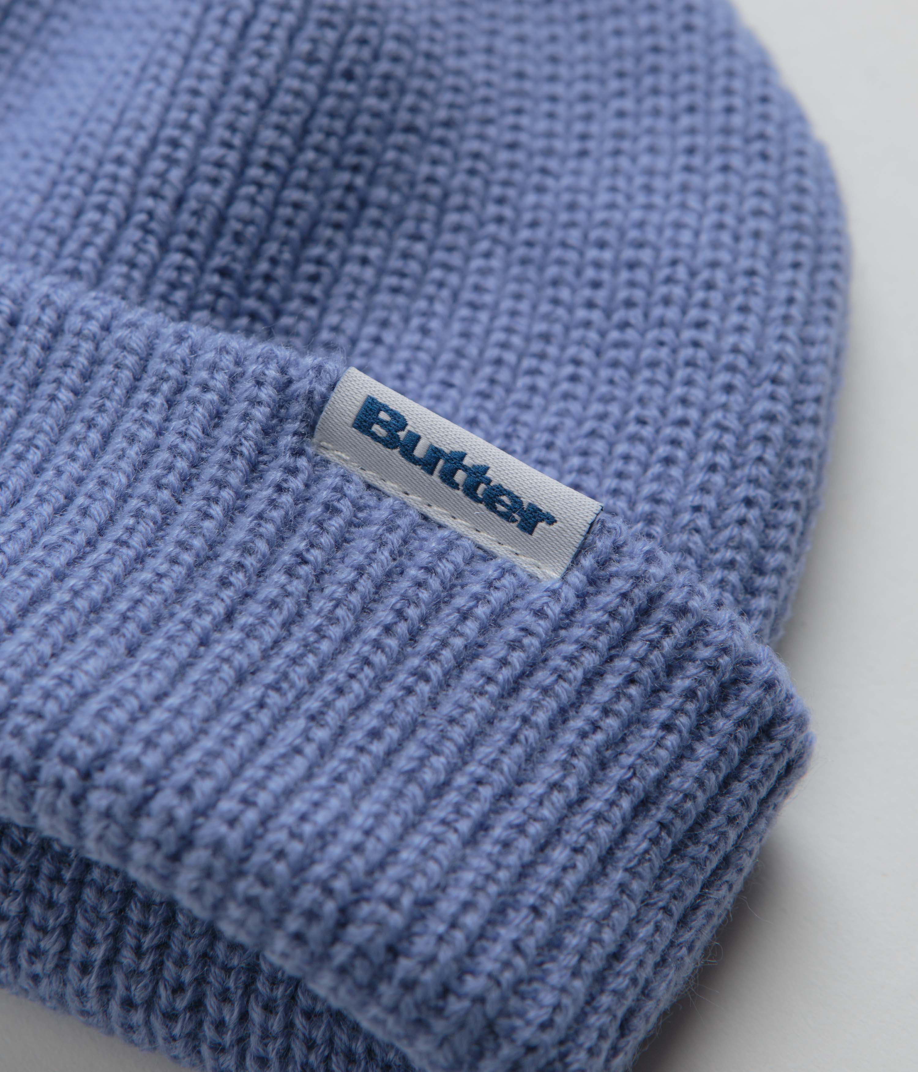 Butter Goods Wharfie Beanie - Stunning Pacific Blue & White
