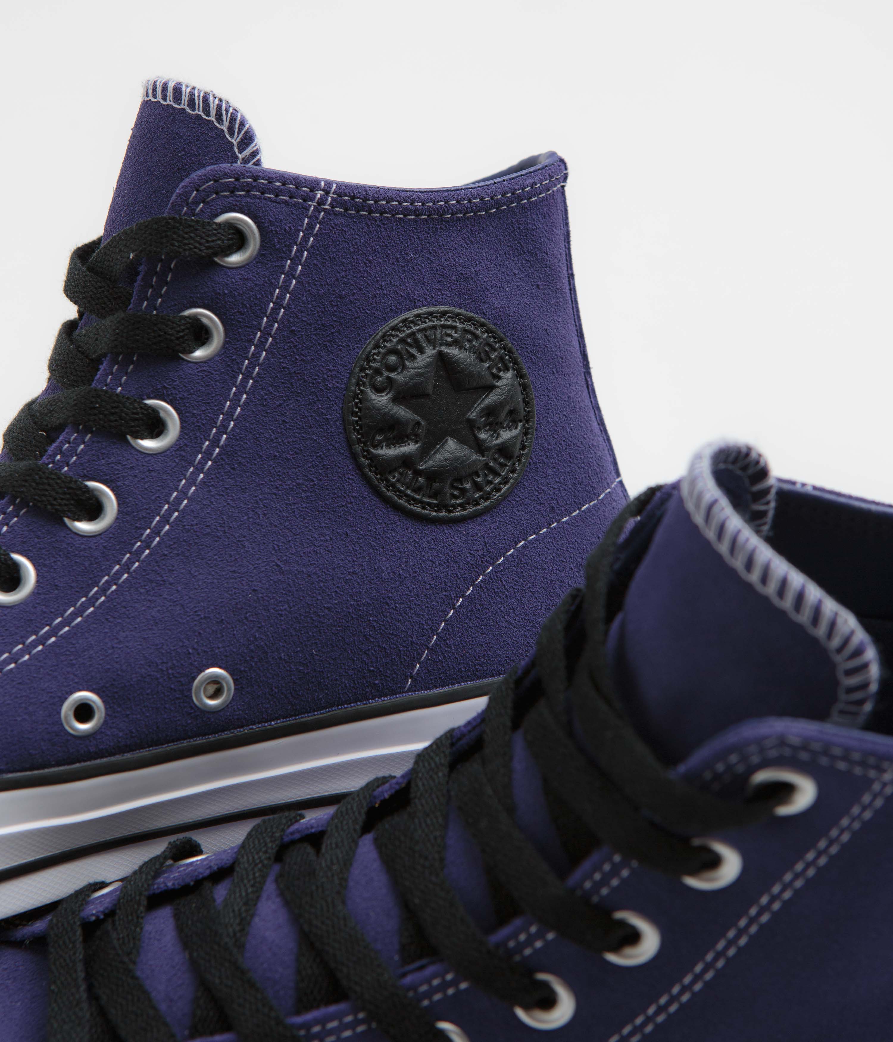 Converse Cons CTAS Pro Suede Shoes - Irresistible Fresh Blueberry / Black / White