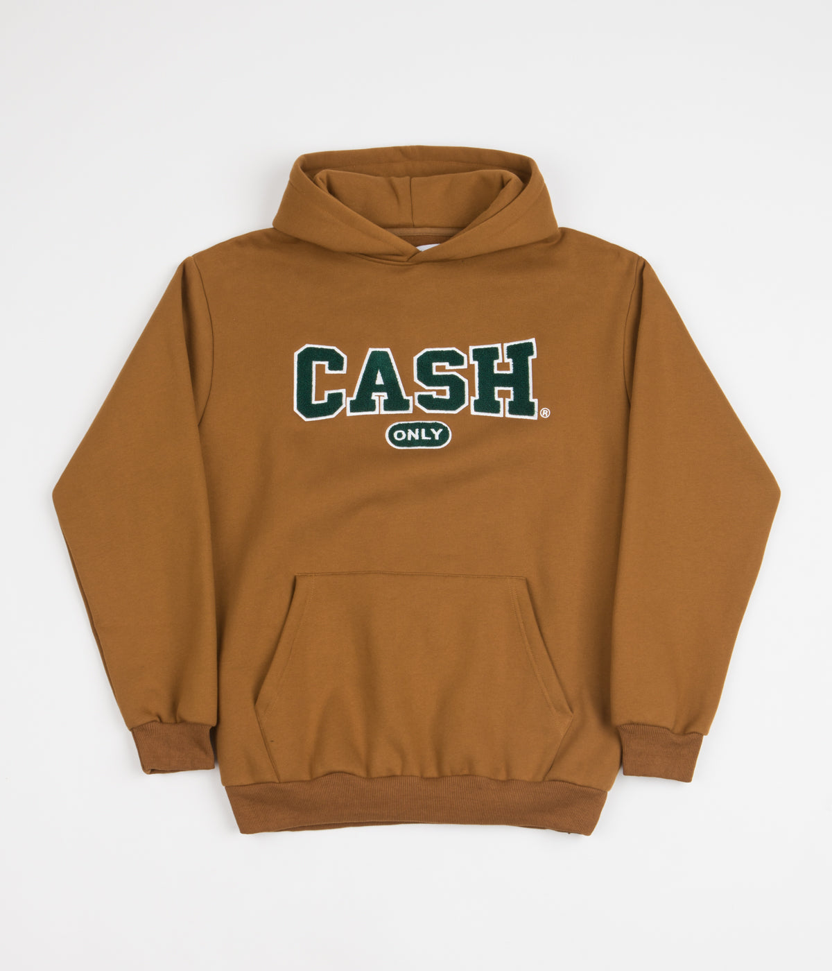 Brown Cash Only College Chenille Hoodie - A Must - Have!