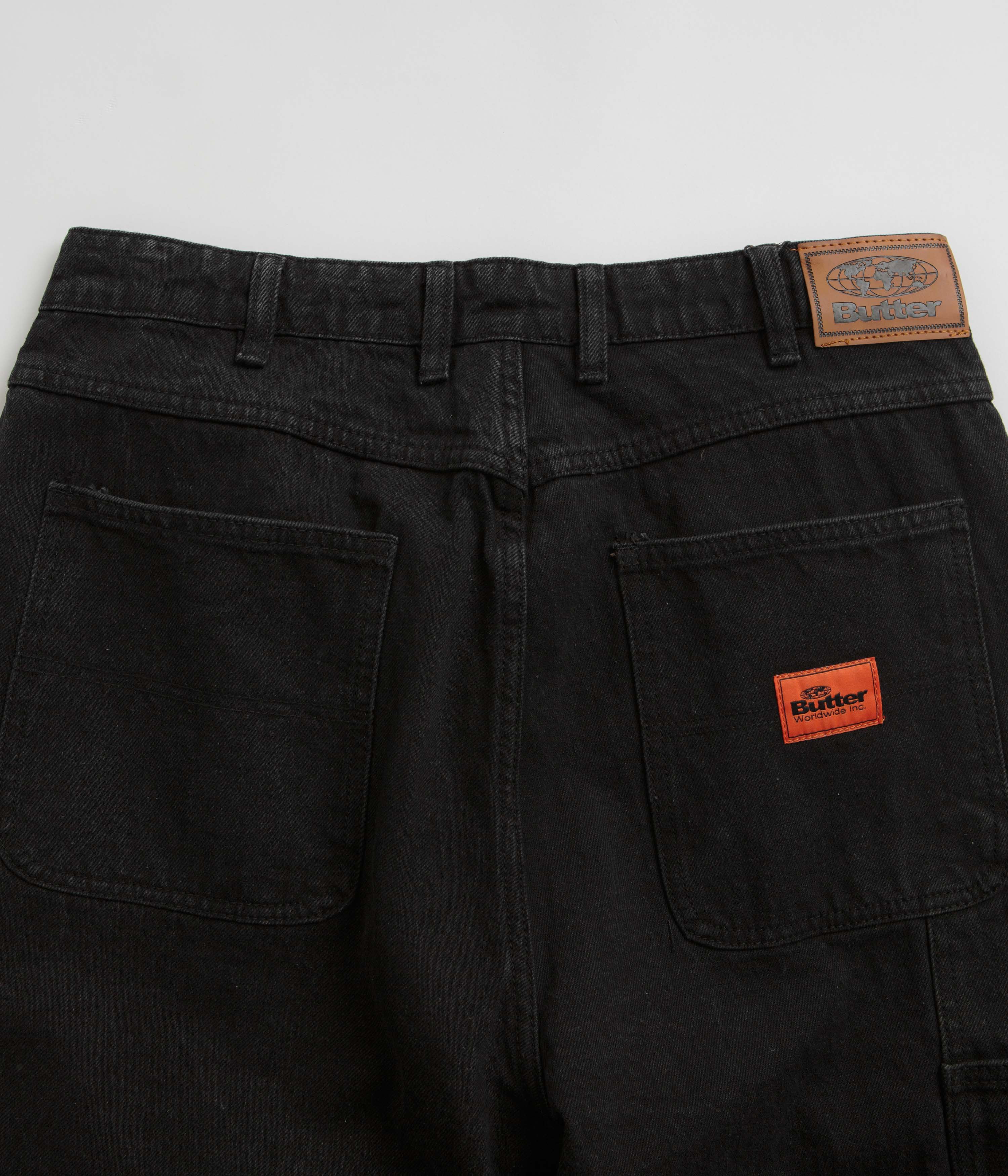 Butter Goods Santosuosso Double Knee Jeans - Stunning Washed Black
