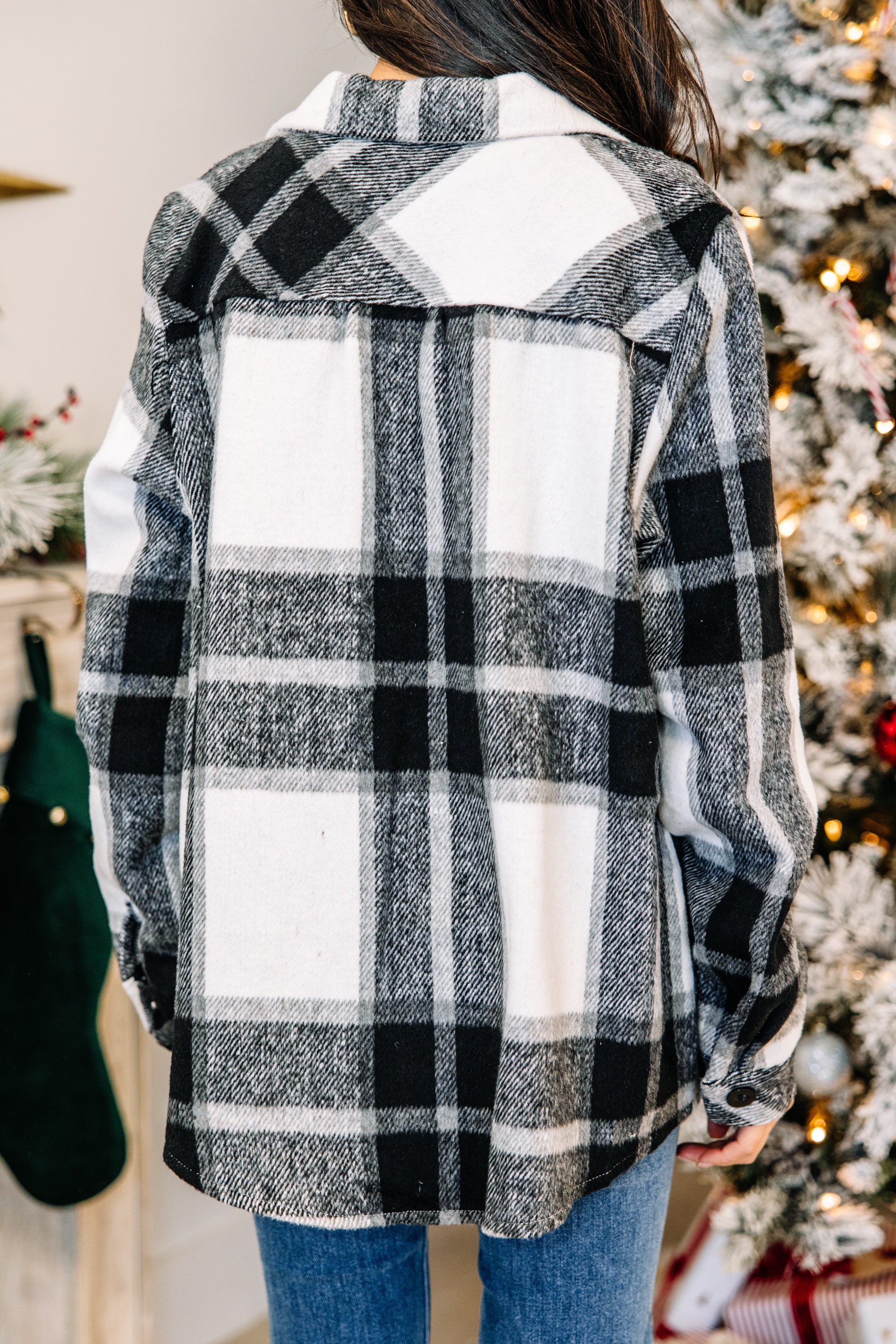Elevate Yourself with the Black Plaid Shacket