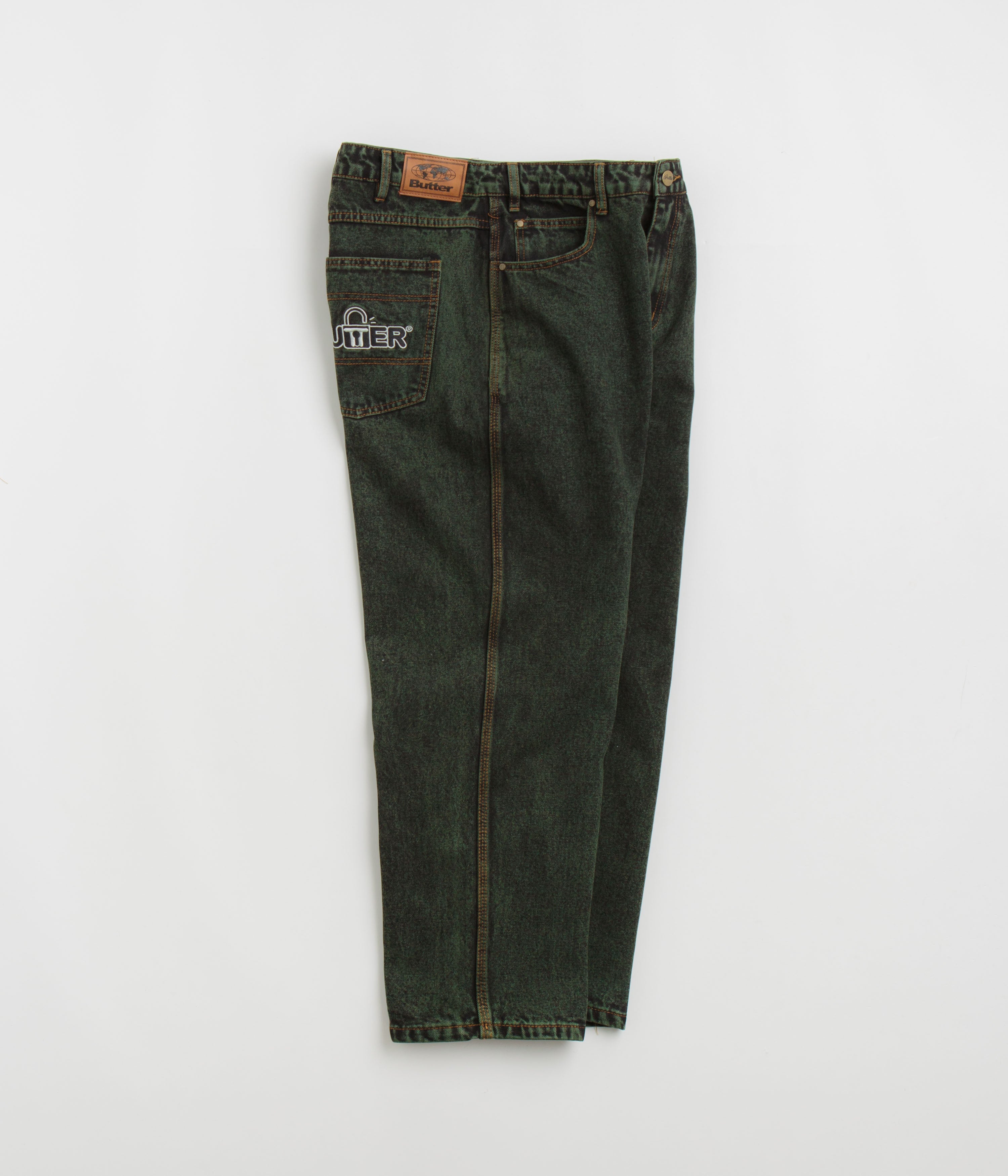 Butter Goods Washed Ivy Lock Baggy Jeans - Trendy and Comfortable