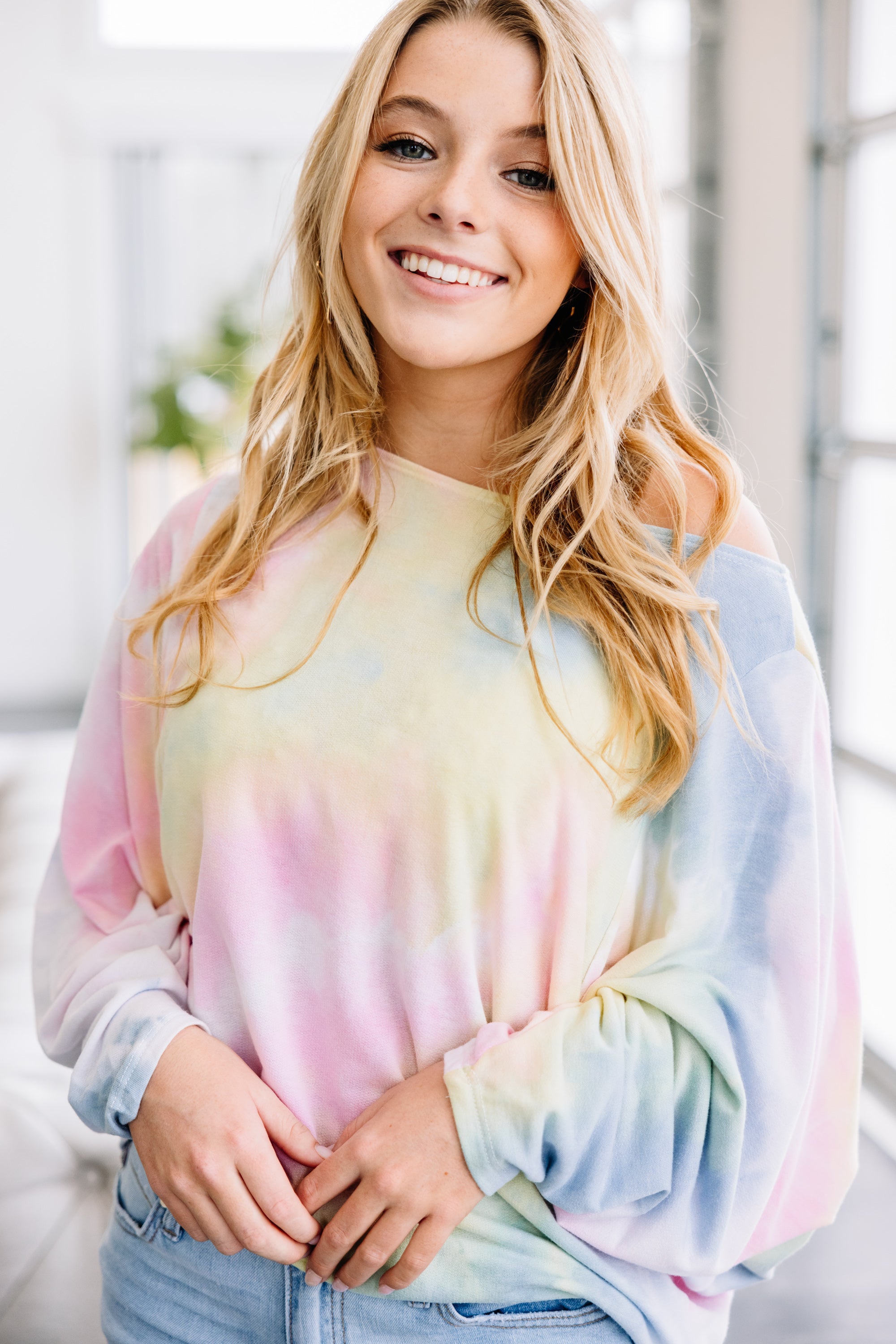 Dive into the Joy of Our Pink Tie Dye Top