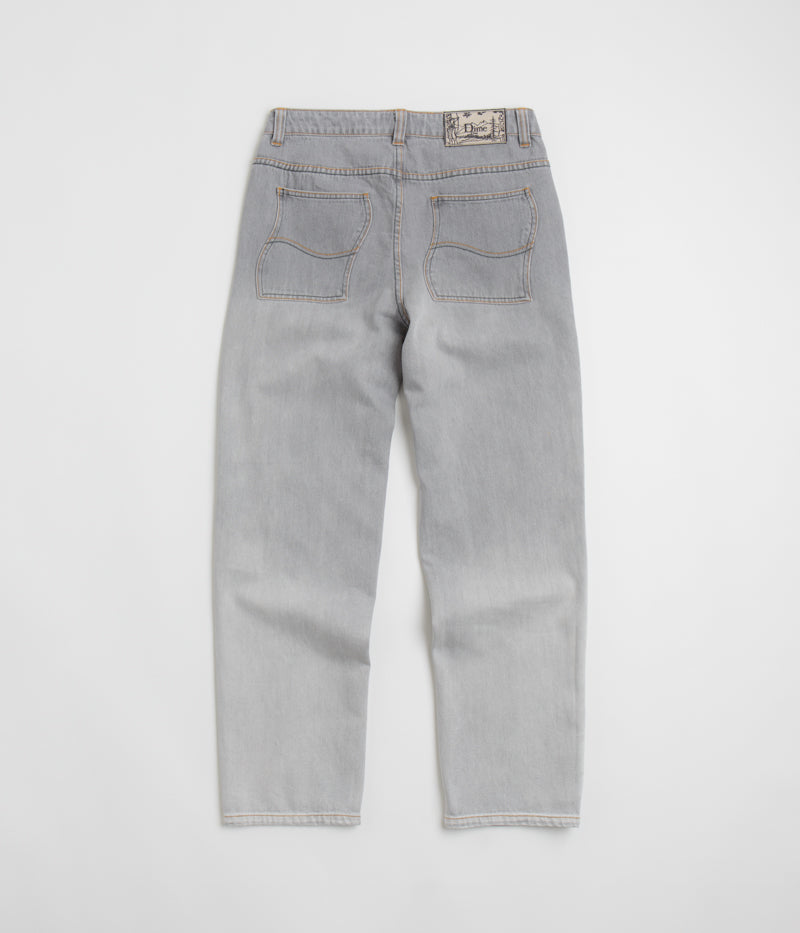 Dime Classic Relaxed Jeans - Stunning Dipped Sandblasted Grey