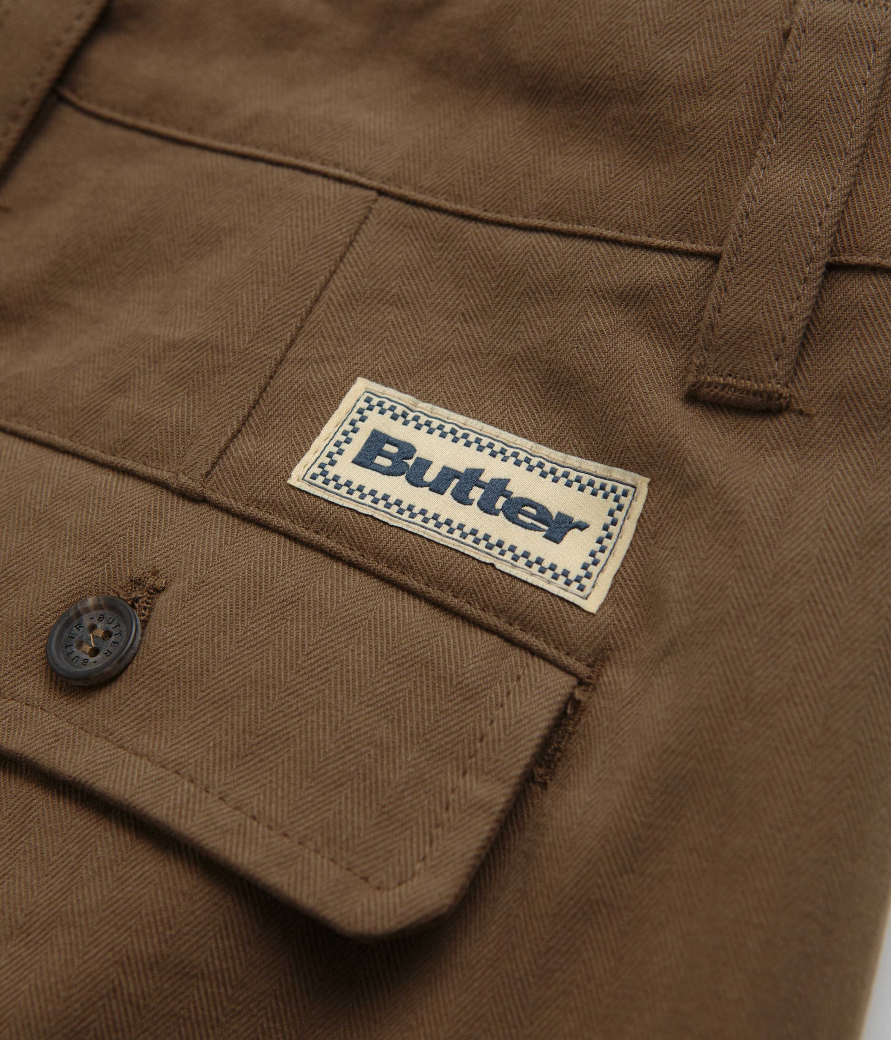 Butter Goods Stylish Brown Pleated Trousers - Grab Yours Now!