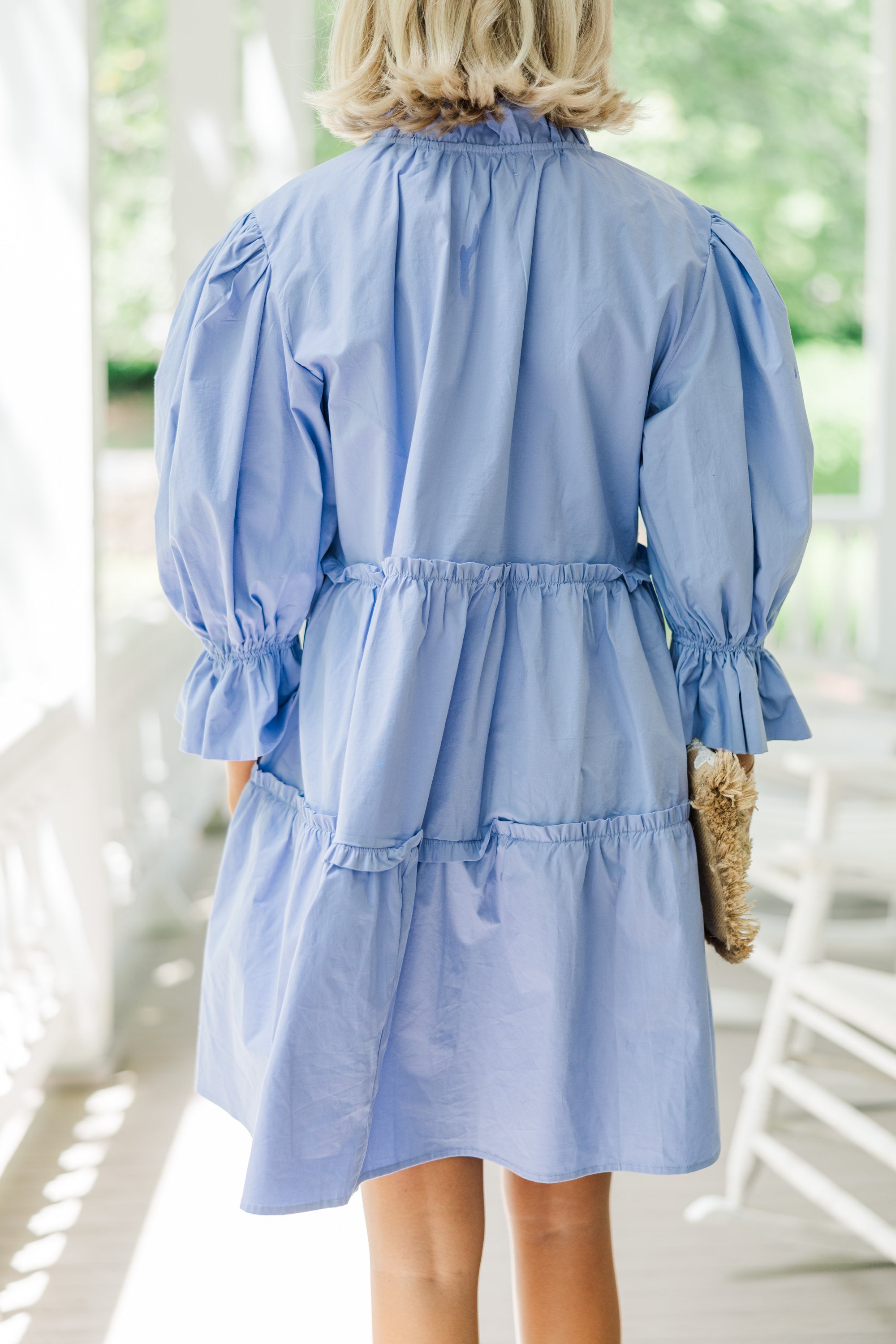 Love-Inspired Light Blue Babydoll Dress: A Must-Have!